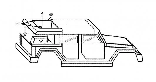 Jeep Wrangler JL Removable hard top with integrated storage Jeep-Wrangler-Roof-Removable-Top-Patent-1