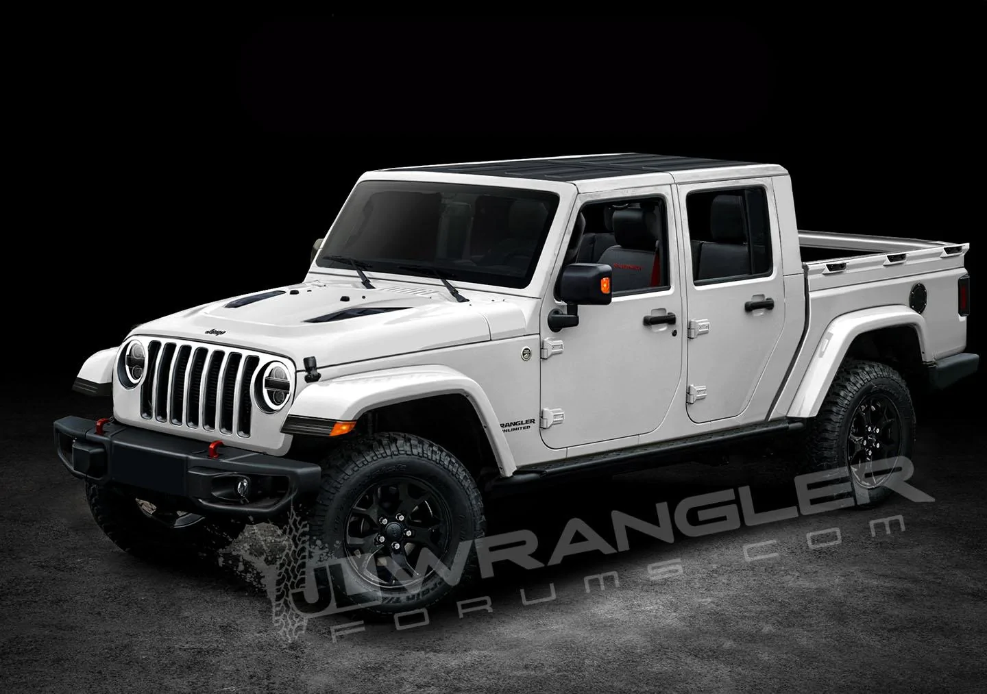 Jeep Wrangler JL Our Latest 2019 Jeep JT Pickup Info and Preview Images Copyright-JLwranglerforums-JTU-Pickup-Whit
