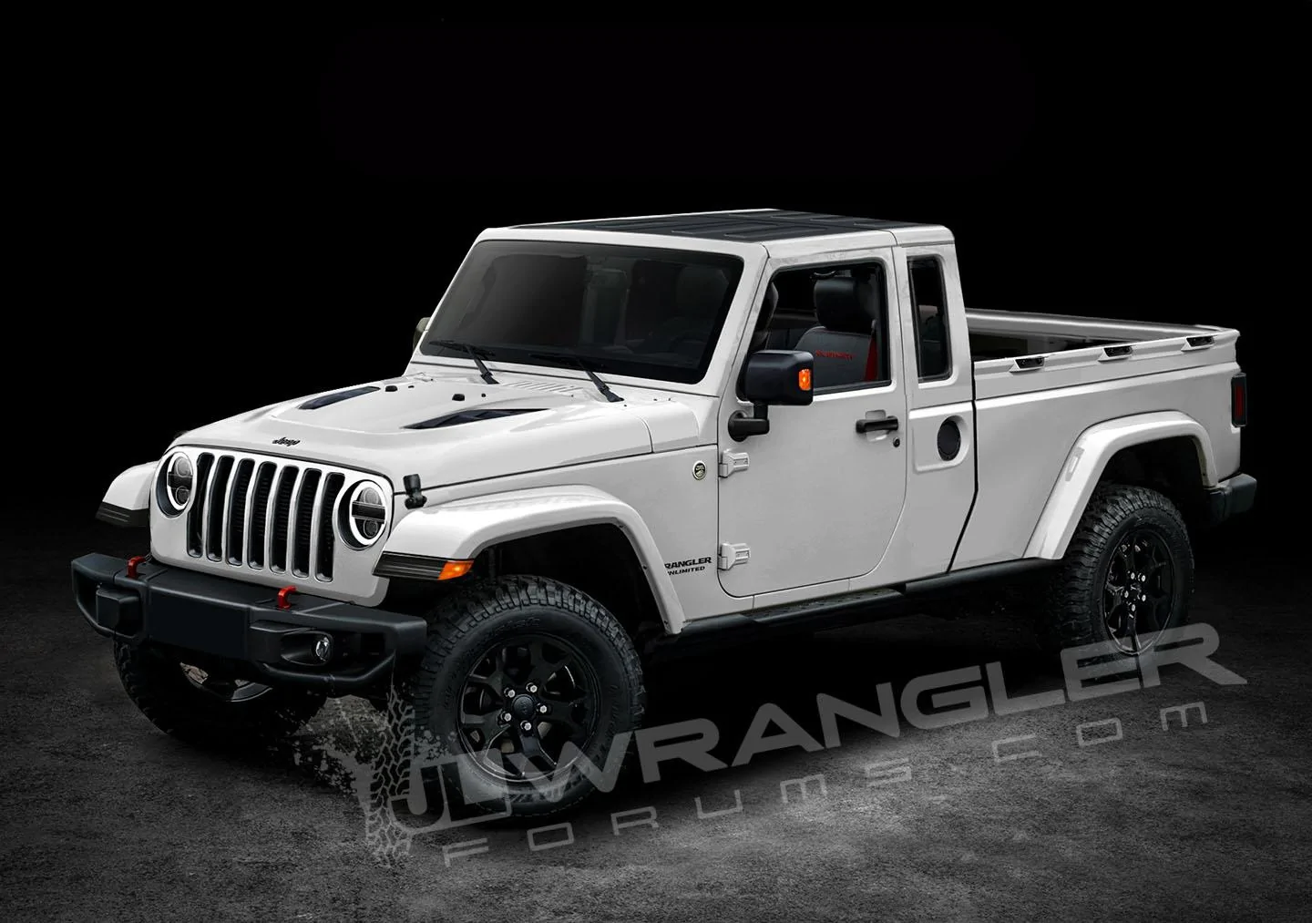 Jeep Wrangler JL Our Latest 2019 Jeep JT Pickup Info and Preview Images Copyright-JLwranglerforums-JT-Pickup-Whit