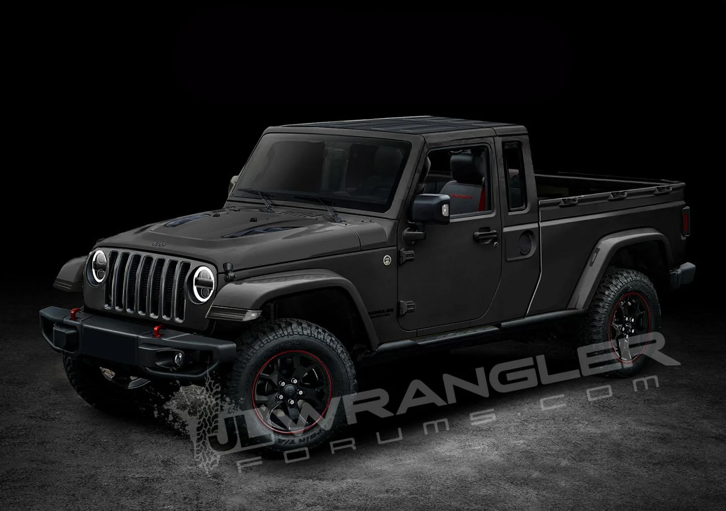Jeep Wrangler JL Our Latest 2019 Jeep JT Pickup Info and Preview Images Copyright-JLwranglerforums-JT-Pickup-Gray