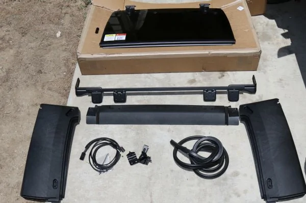 Jeep Wrangler JL Panel-Hardtop Theory trektop-pro-parts-laid-out
