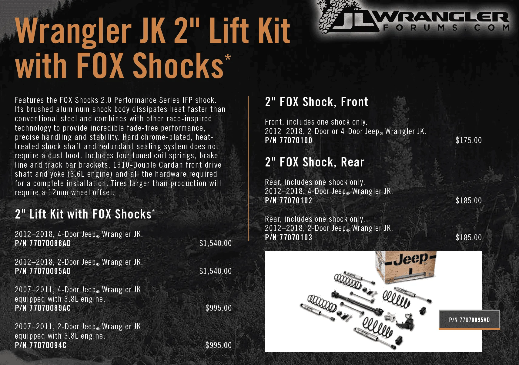 Jeep Wrangler JL 2 different 2" lifts? Screen Shot 2018-01-24 at 11.19.22 AM