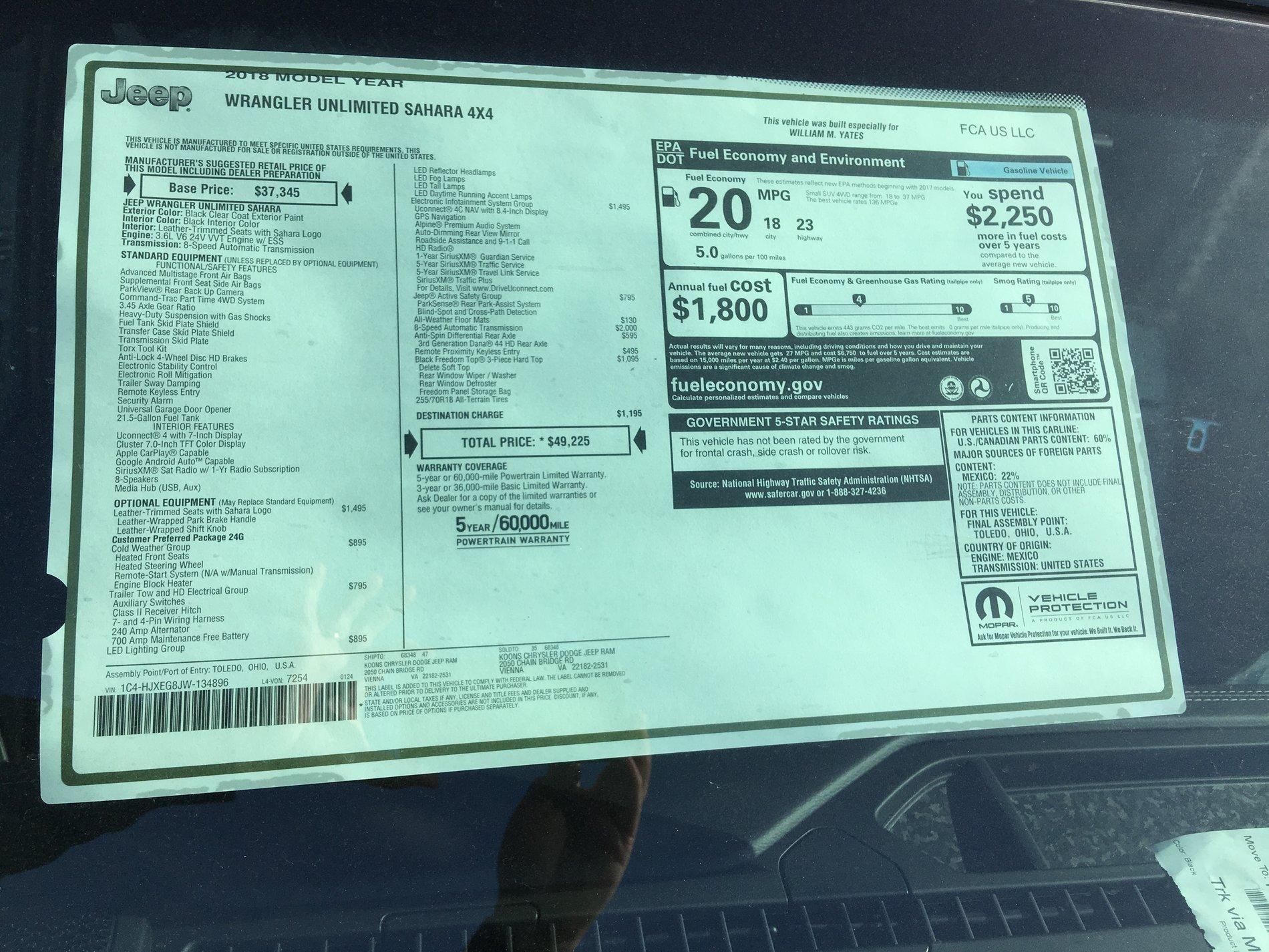 Jeep Wrangler JL ORDER TRACKING for your Jeep Wrangler A356831E-34E3-4D72-9A25-7D3EFF861DD6