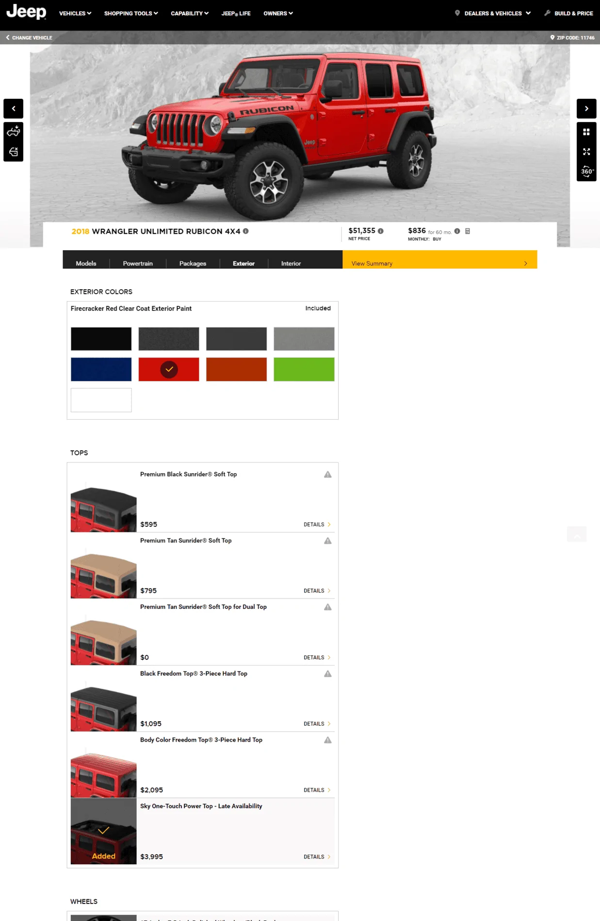 Jeep Wrangler JL Sky One-Touch Power Top Priced at $3,995 FireShot Capture 4 -