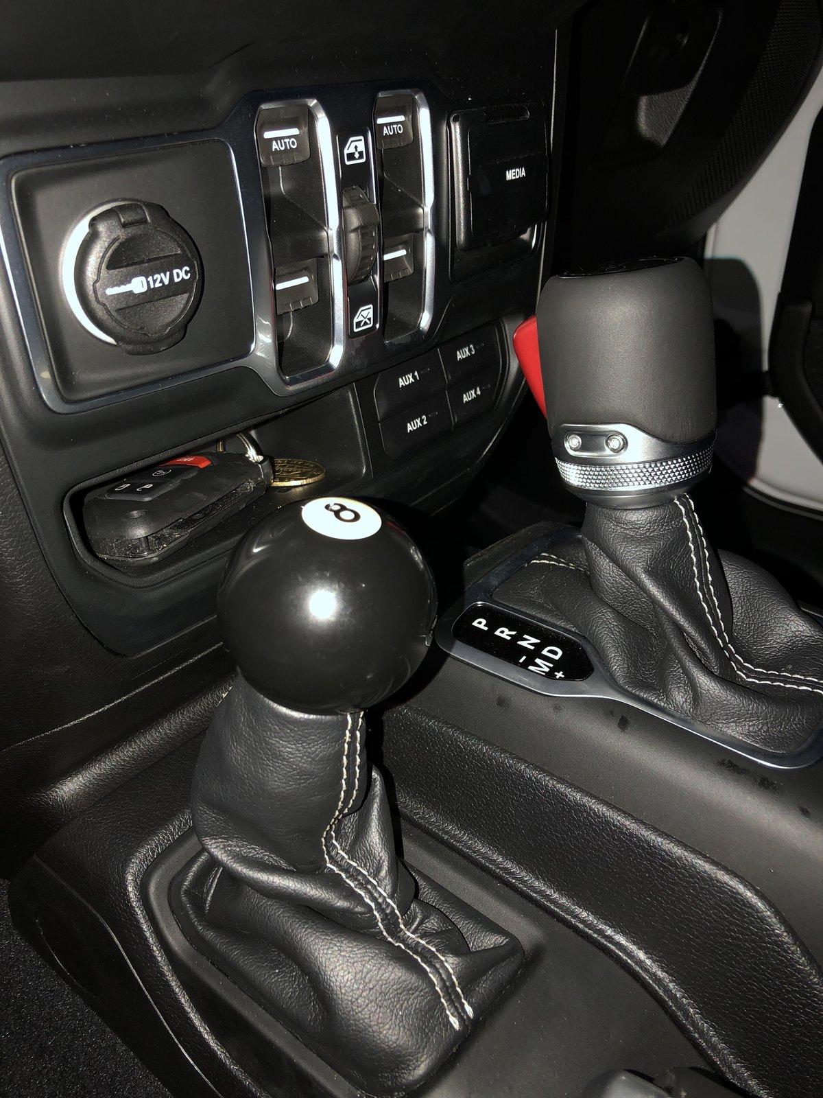 Jeep Wrangler JL Finally got shifter knob done A83FE96C-A028-49FF-A680-5B85D6C6C4F8