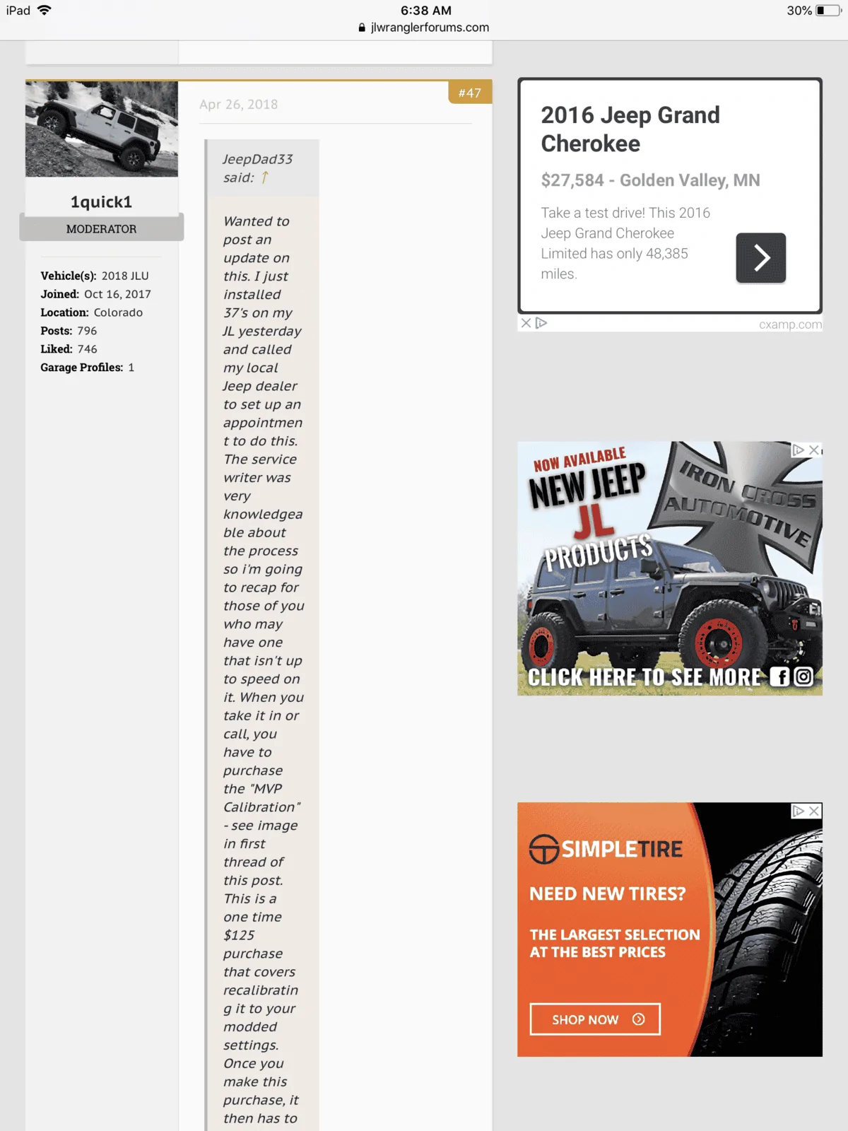Jeep Wrangler JL Auto collapse or trim quotes? 5F019CB6-53A4-4695-8432-0C0D4C250DBC