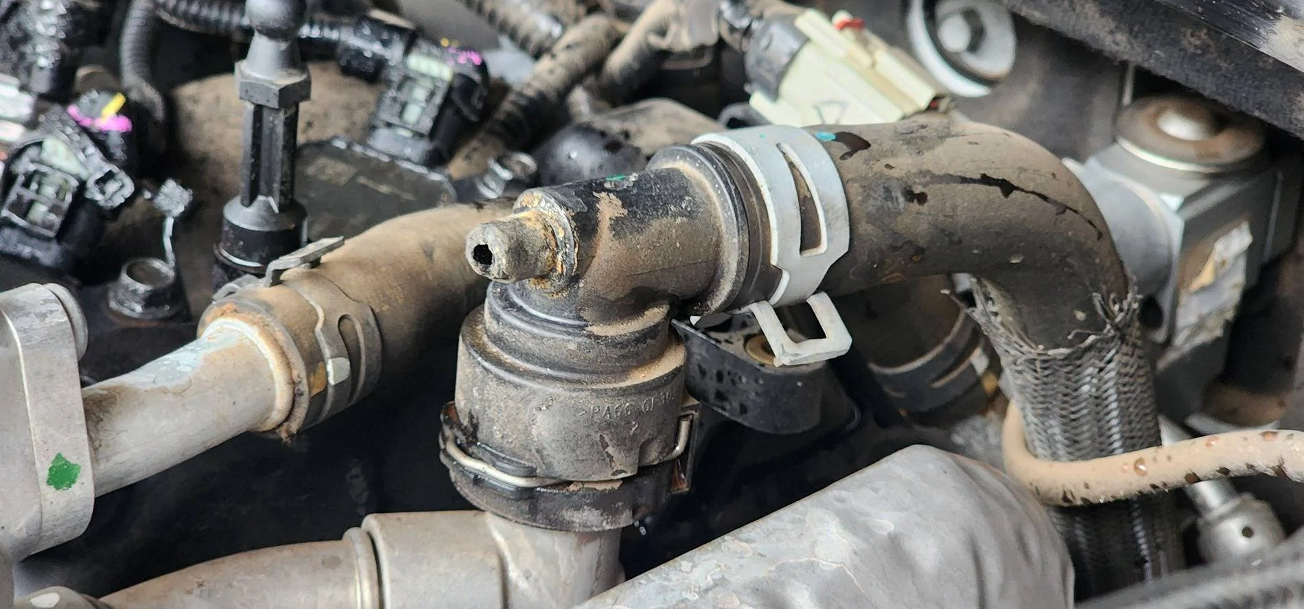 Jeep Wrangler JL Coolant hose T-Connection break 20250625_192423