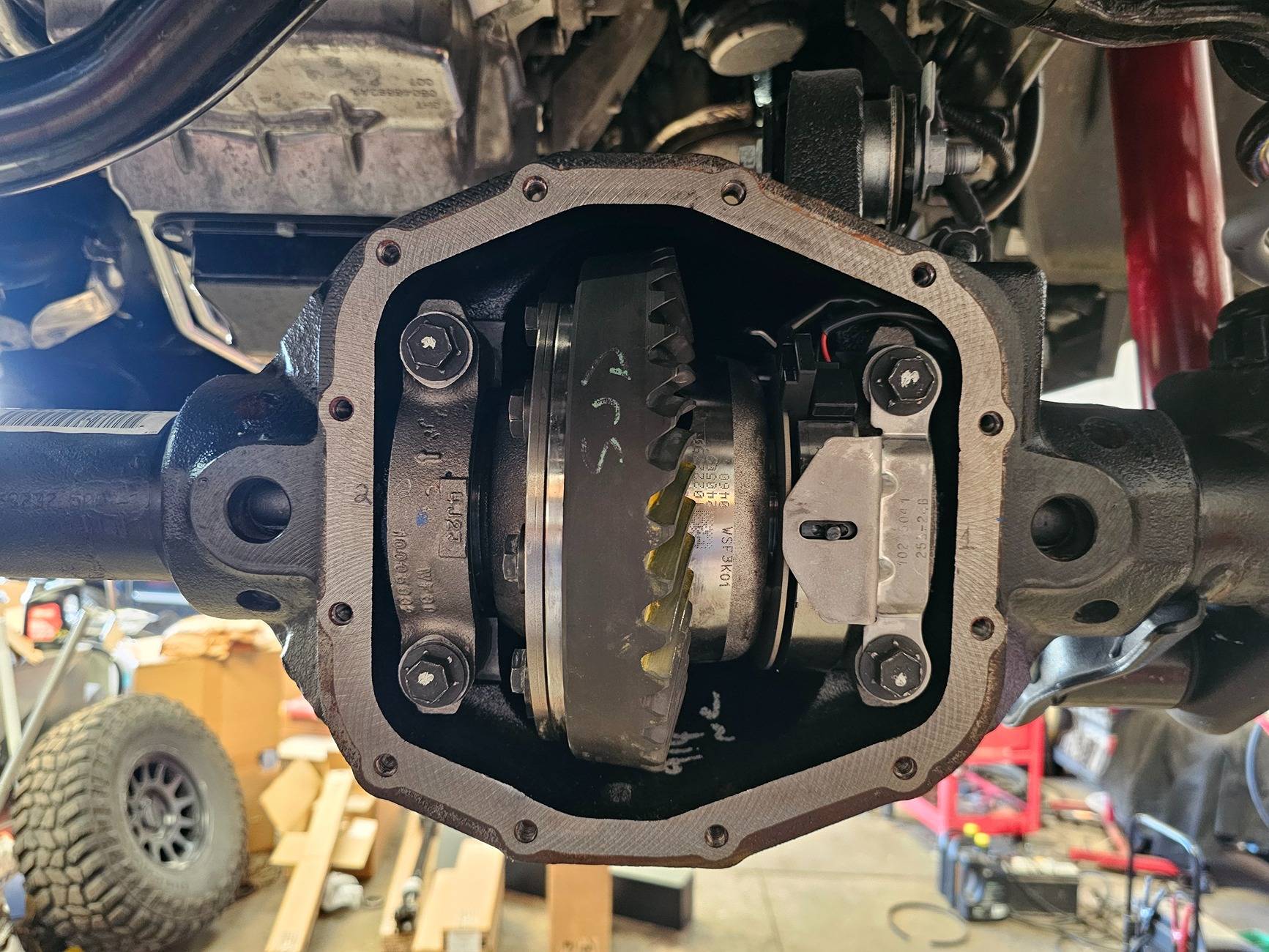 Jeep Wrangler JL 3TV's 2-Door Toad Build 2-Dr front diff 1