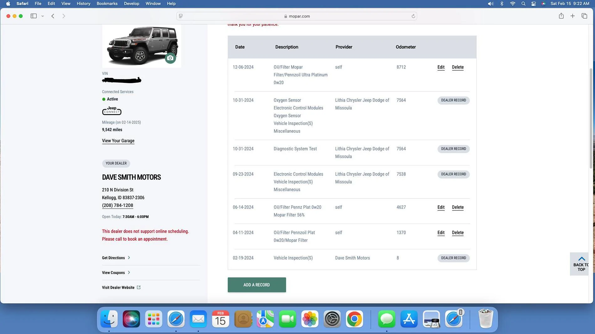 Jeep Wrangler JL "Oil Life" indicator? Screenshot 2025-02-15 at 9.22.37 AM