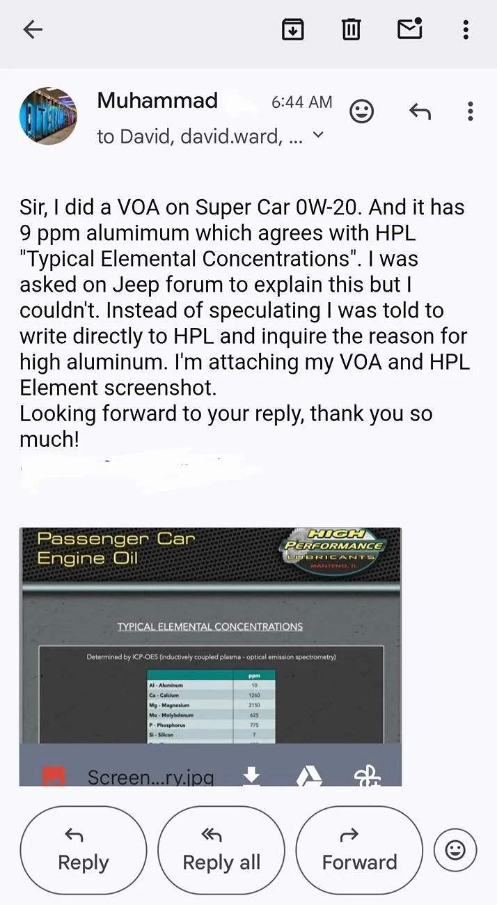 Jeep Wrangler JL 5W 30 versus 0W 20 Screenshot_20250709_065639_Gmail