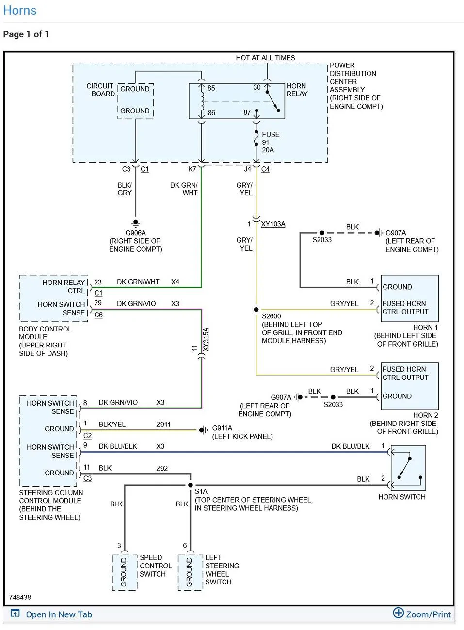 Jeep Wrangler JL Road Runner Horn Project 21WillysHornWiringDiagram