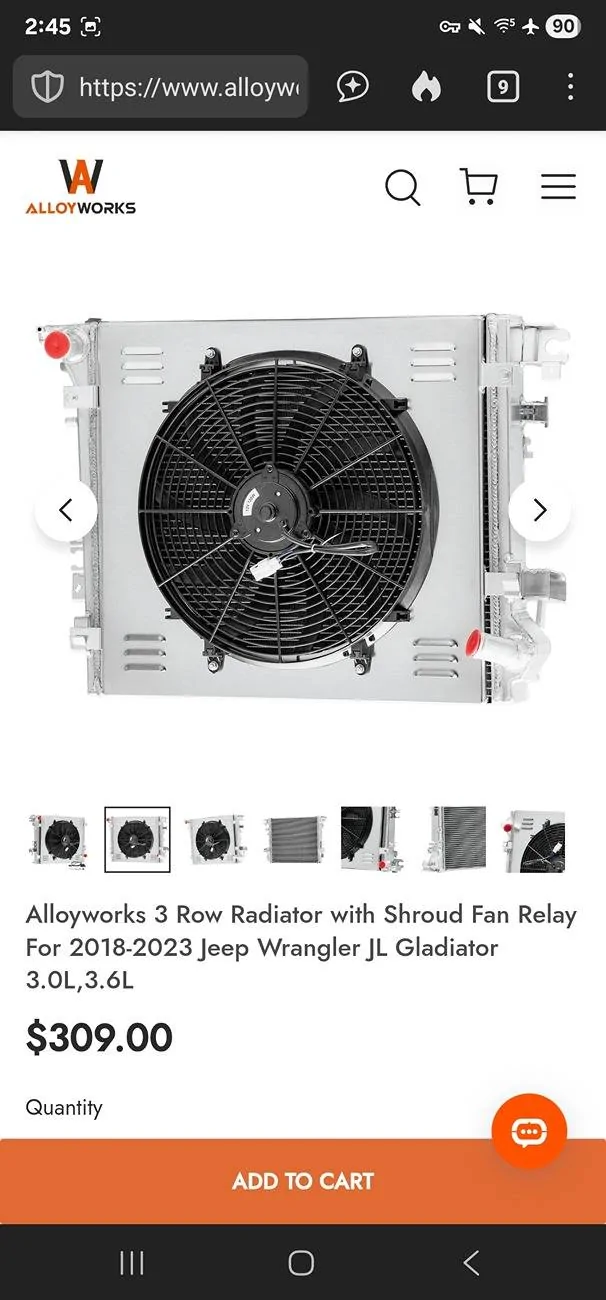 Jeep Wrangler JL Radiator options Screenshot_20250714_144551_DuckDuckGo
