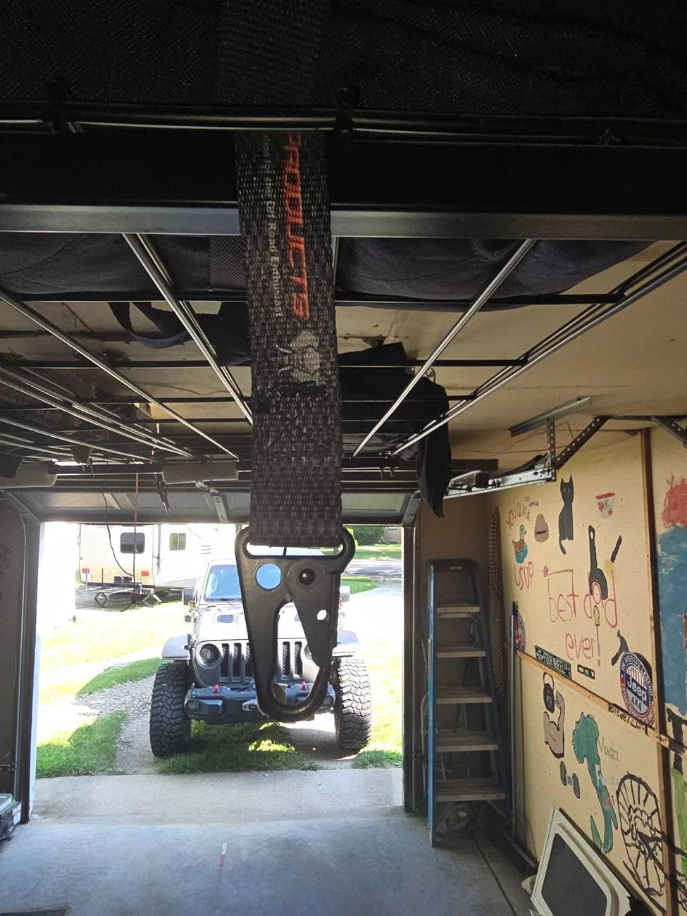 Jeep Wrangler JL Hard top storage and hoist? 17526137490704592219388314716905