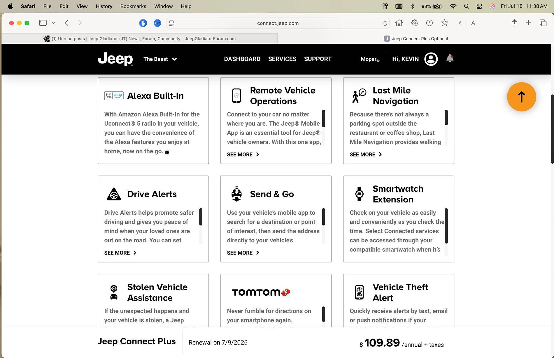 Jeep Wrangler JL Assistance Package Screenshot 2025-07-18 at 11.38.38 AM