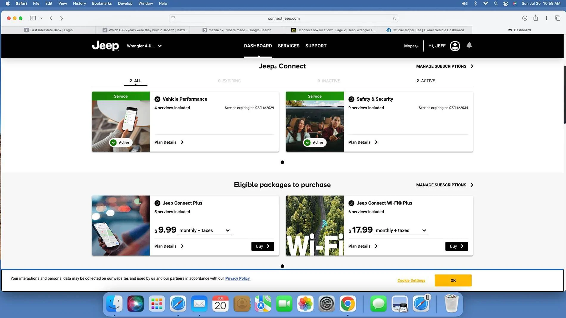 Jeep Wrangler JL Uconnect box location? Screenshot 2025-07-20 at 10.59.01 AM