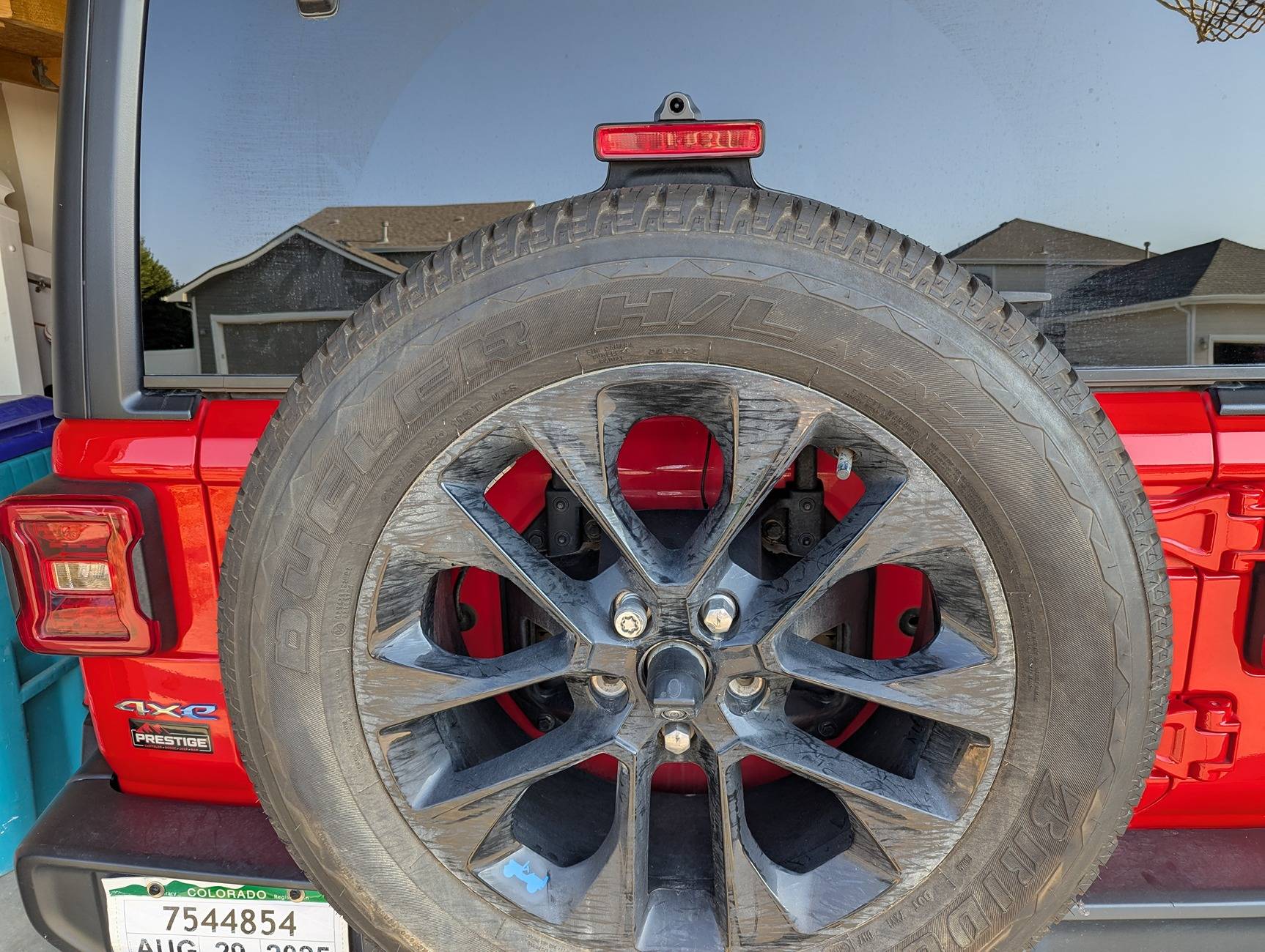 Jeep Wrangler JL Where do you mount your rear dash cam? PXL_20250725_141515806