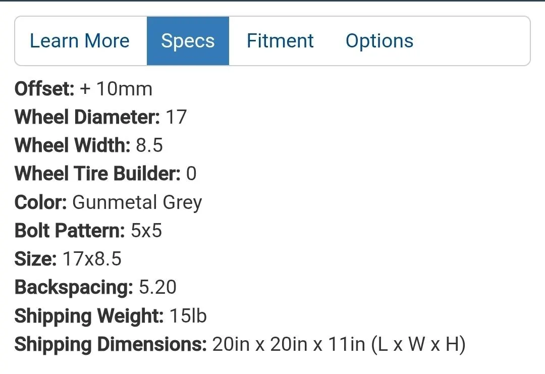 Jeep Wrangler JL Quadratec wheel - 15 lb ?? Screenshot_20250728_173647_Chrom