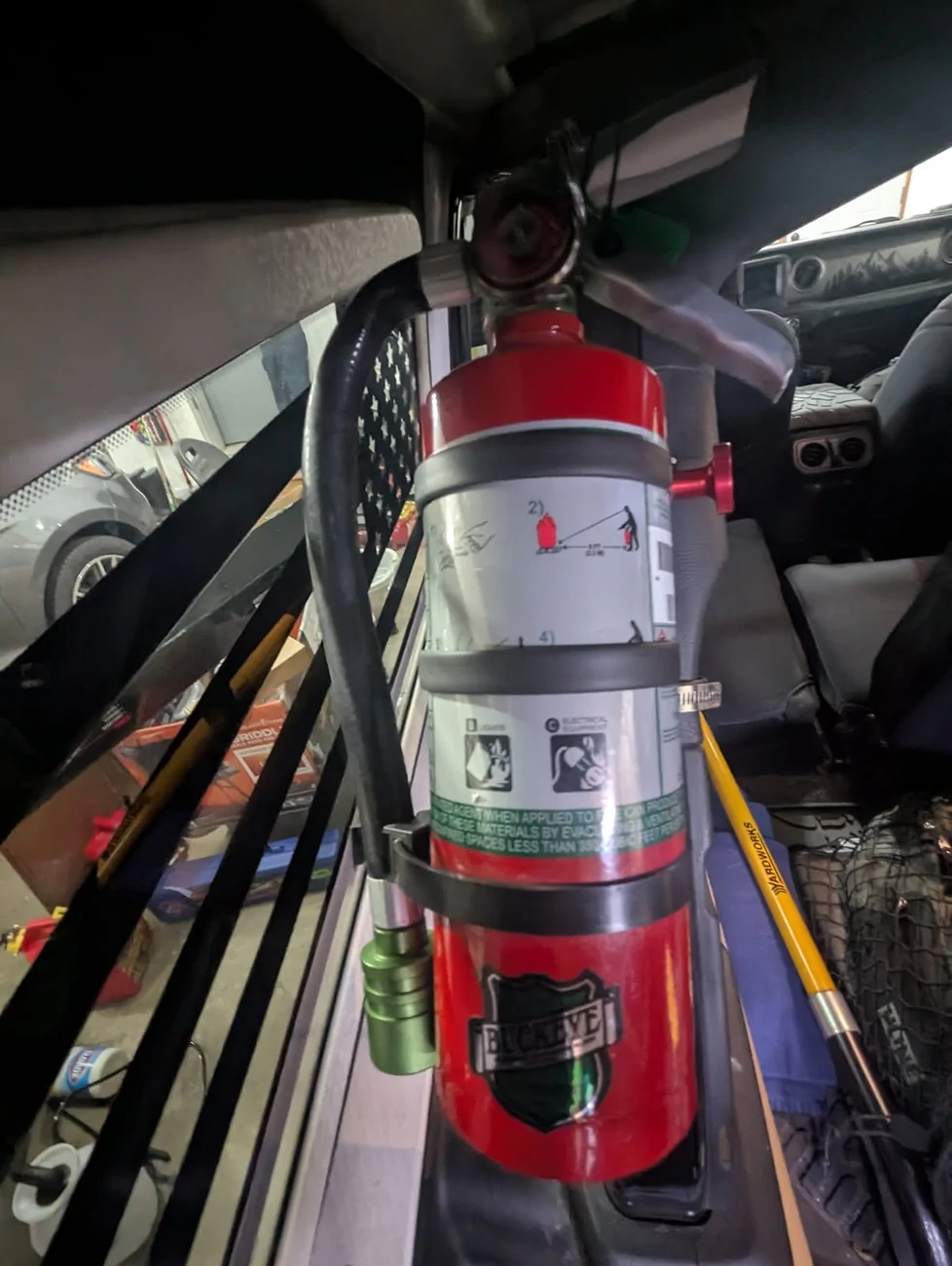Jeep Wrangler JL Fire Extinguisher Setup - Let's See Yours Clean agent Fire Extinguisher