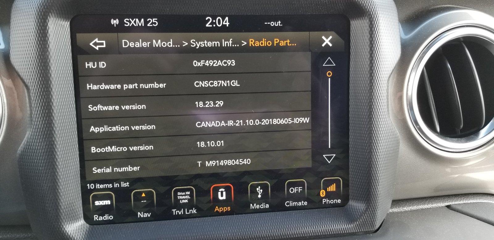 Jeep Wrangler JL Off Road Pages Update Status... 20181022_140412