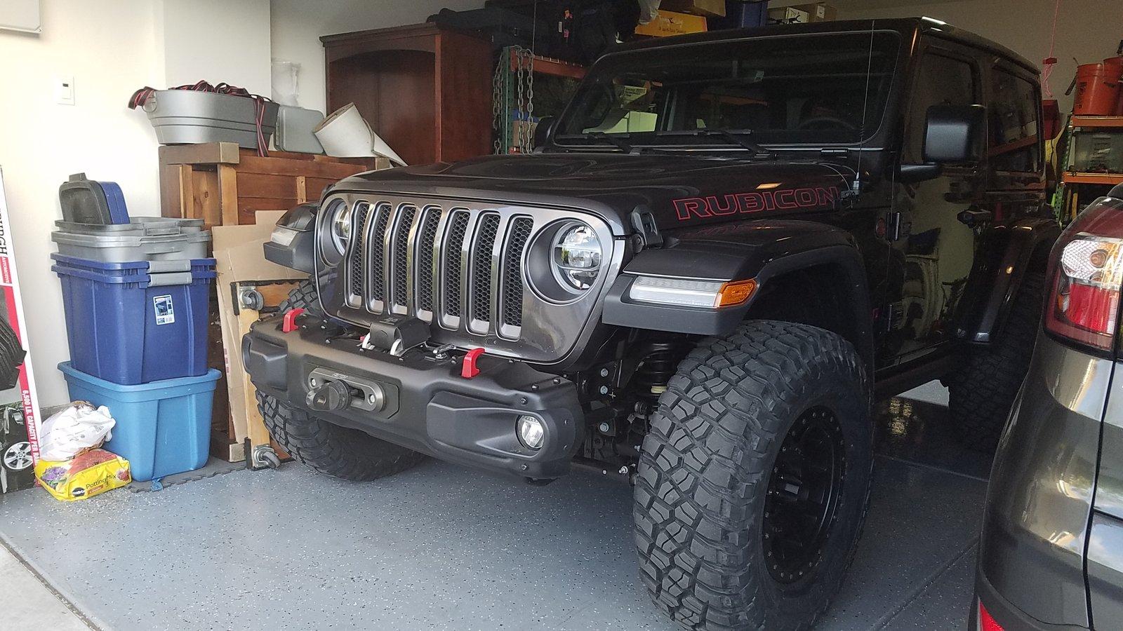 Jeep Wrangler JL RK 2.5 X factor install Before lIft Front
