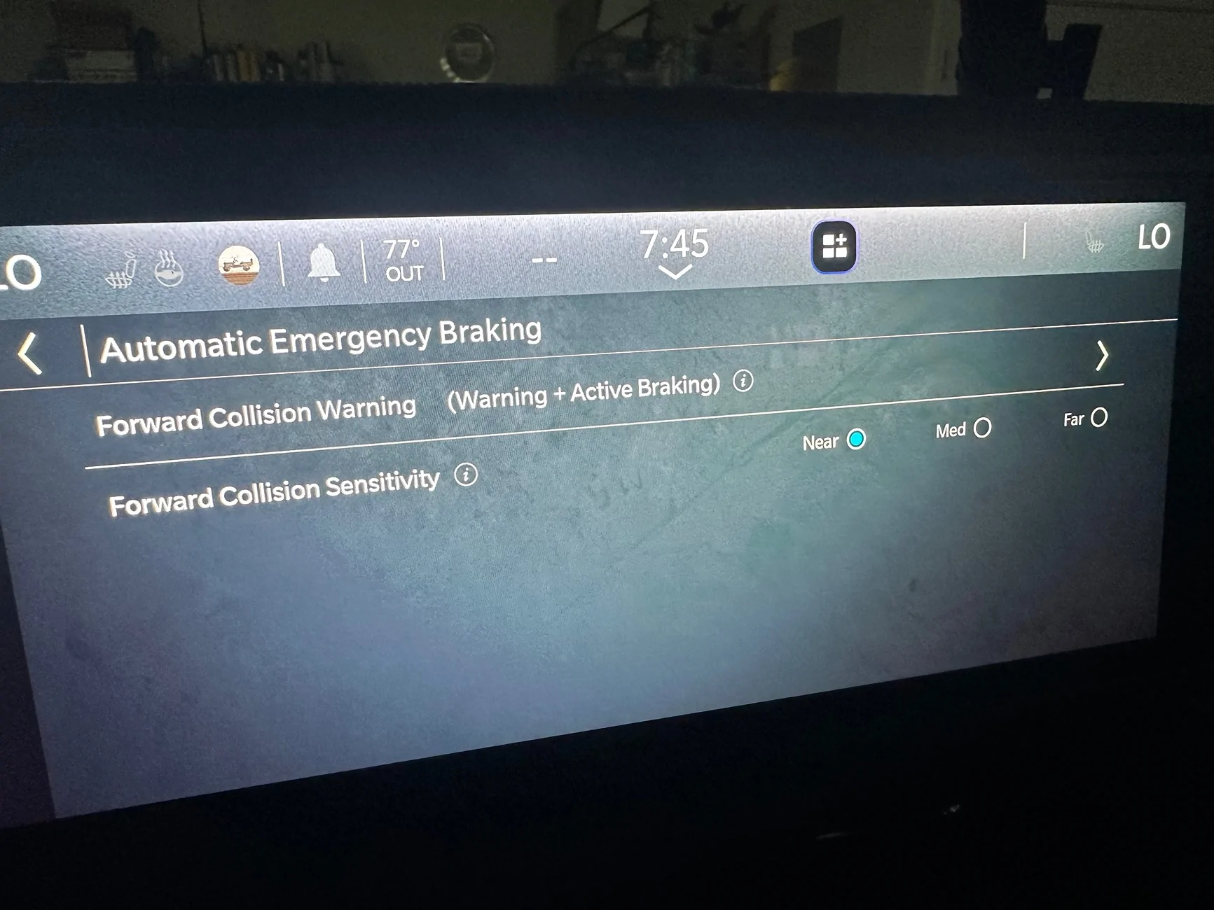 Jeep Wrangler JL Forward collision warning/ACC tempImageFI6EGq
