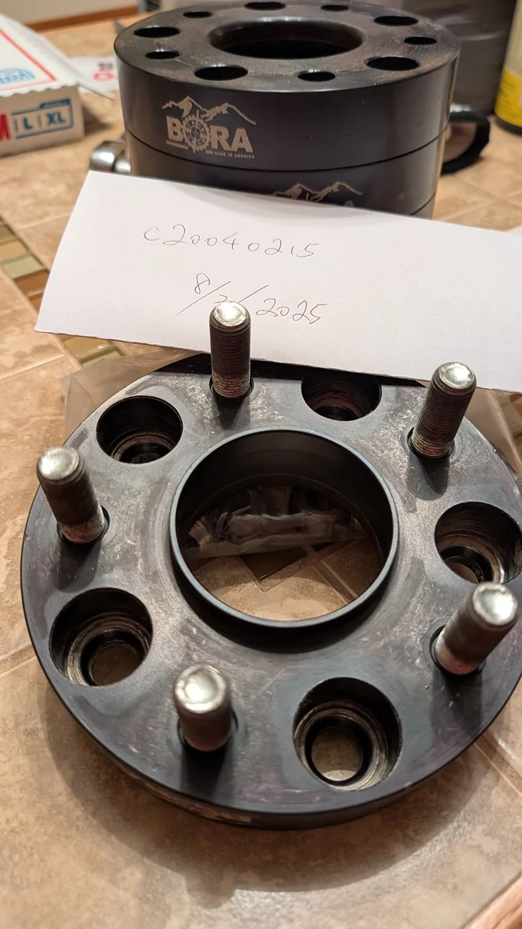 Jeep Wrangler JL Bora 1.25" wheel spacers 1000008804