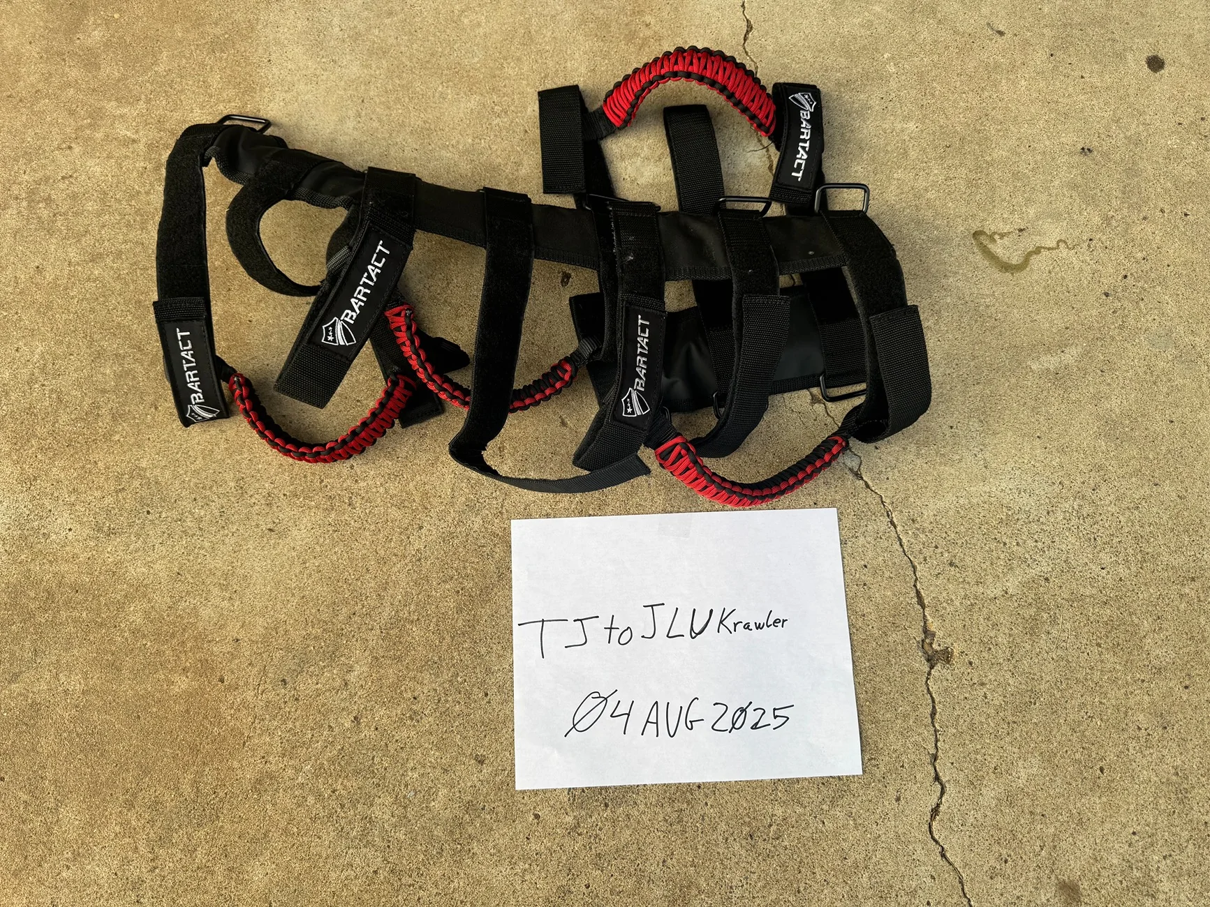 Jeep Wrangler JL Bartact Roll Bar Grab Handles - $60 IMG_4666