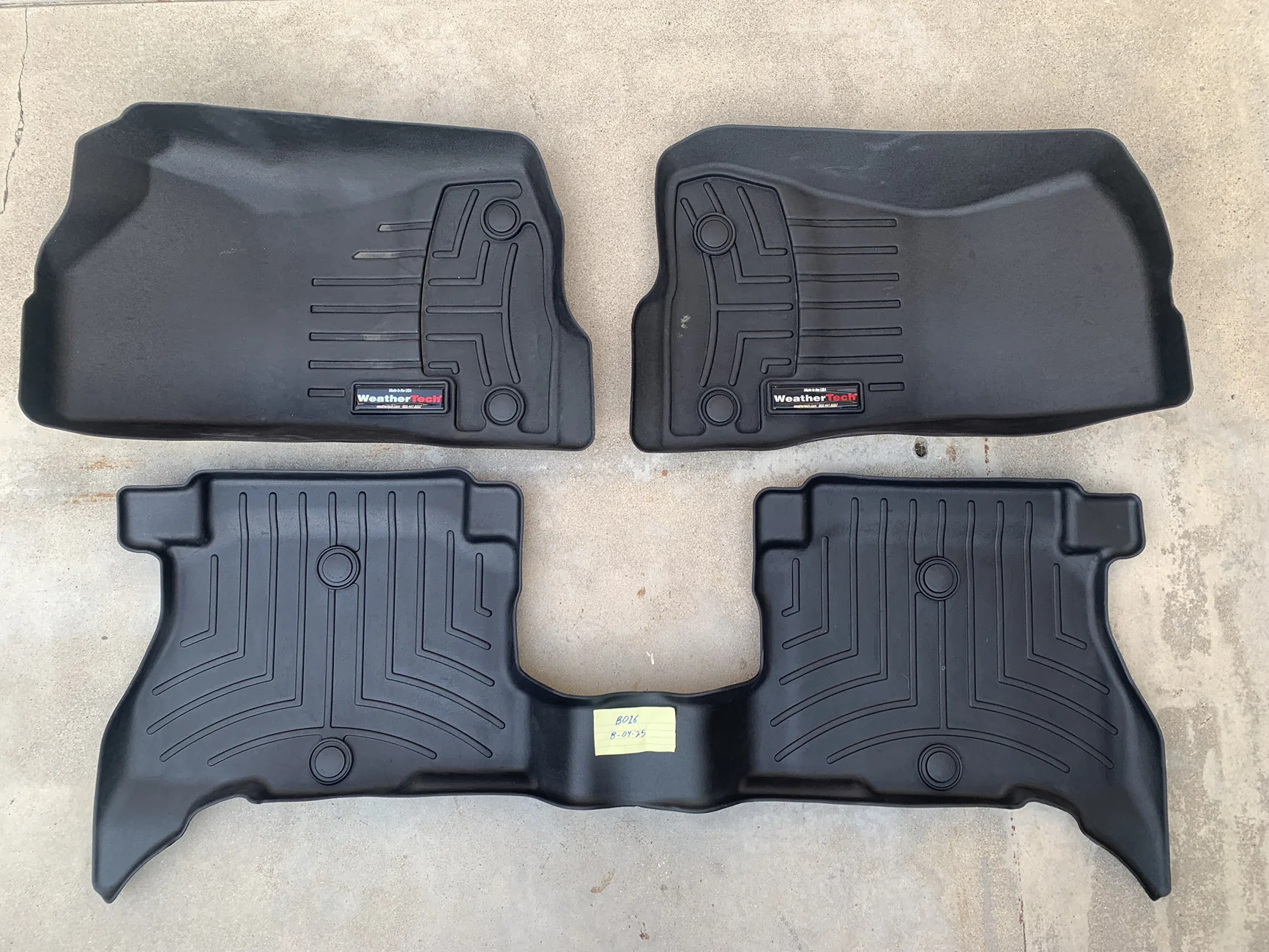 Jeep Wrangler JL WeatherTech Floor Mats Floor Mats