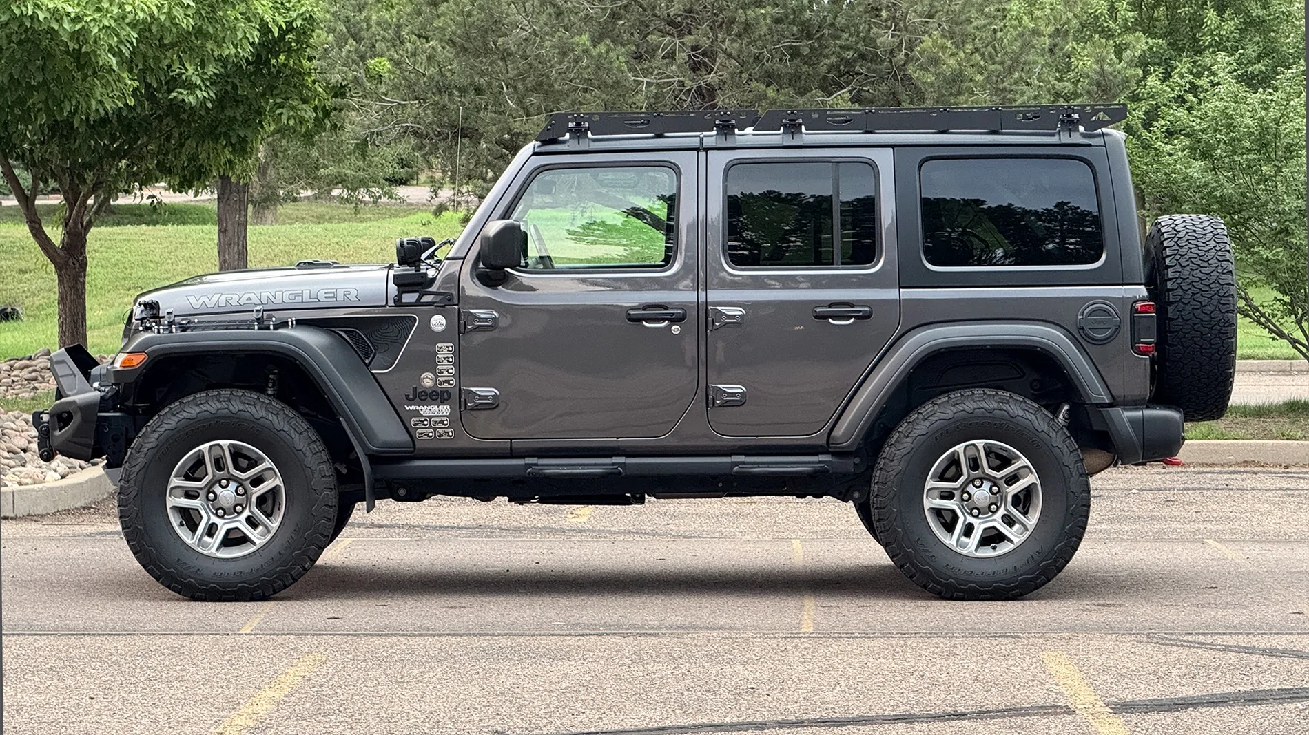 Jeep Wrangler JL Roof Rack Talk... Driver Side Vi