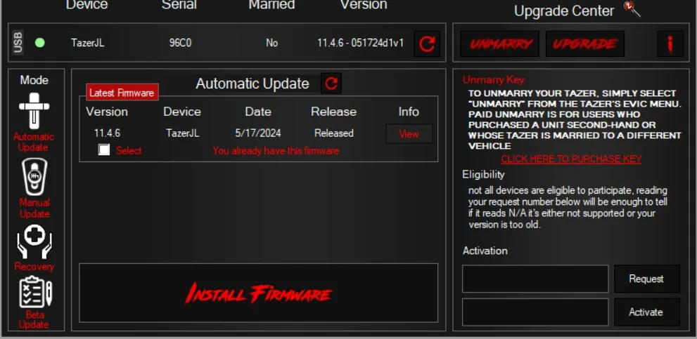 Jeep Wrangler JL JL TAZER MINI Screenshot 2025-08-09 105323