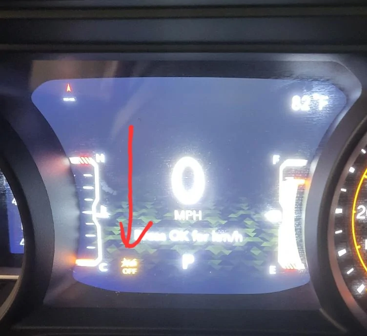 Jeep Wrangler JL Quick question as to message backing up jeepdashpic