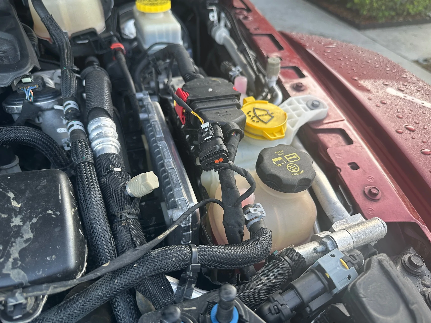 Jeep Wrangler JL Windshield washer pump on but no flow IMG_3217