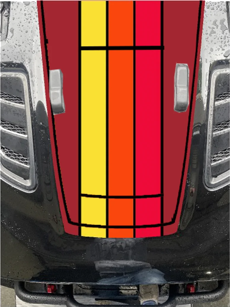 Jeep Wrangler JL MrGoodByte Rubicon XR ("Head Honcho" Concept) Hood Concept