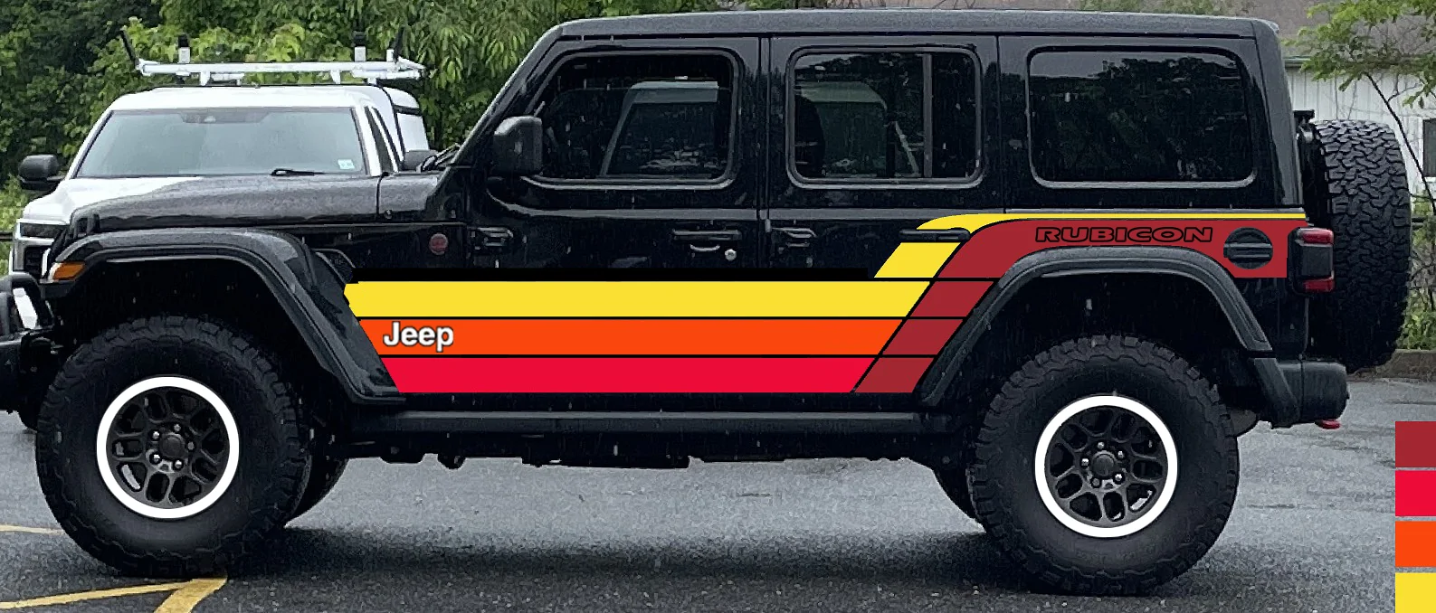 Jeep Wrangler JL MrGoodByte Rubicon XR ("Head Honcho" Concept) Side Concept