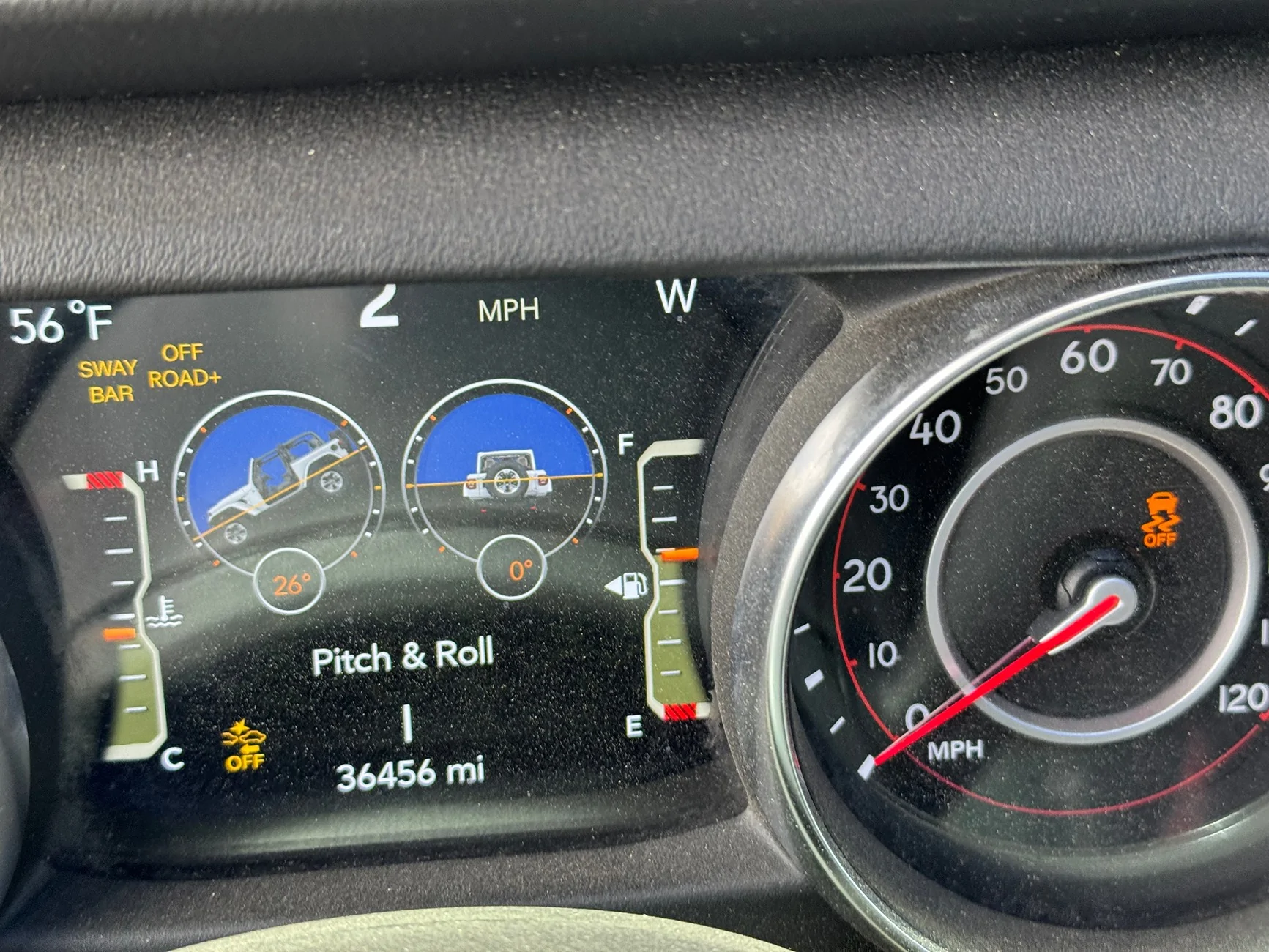 Jeep Wrangler JL Red Cone Aug 18th 2025 26 Degrees-small