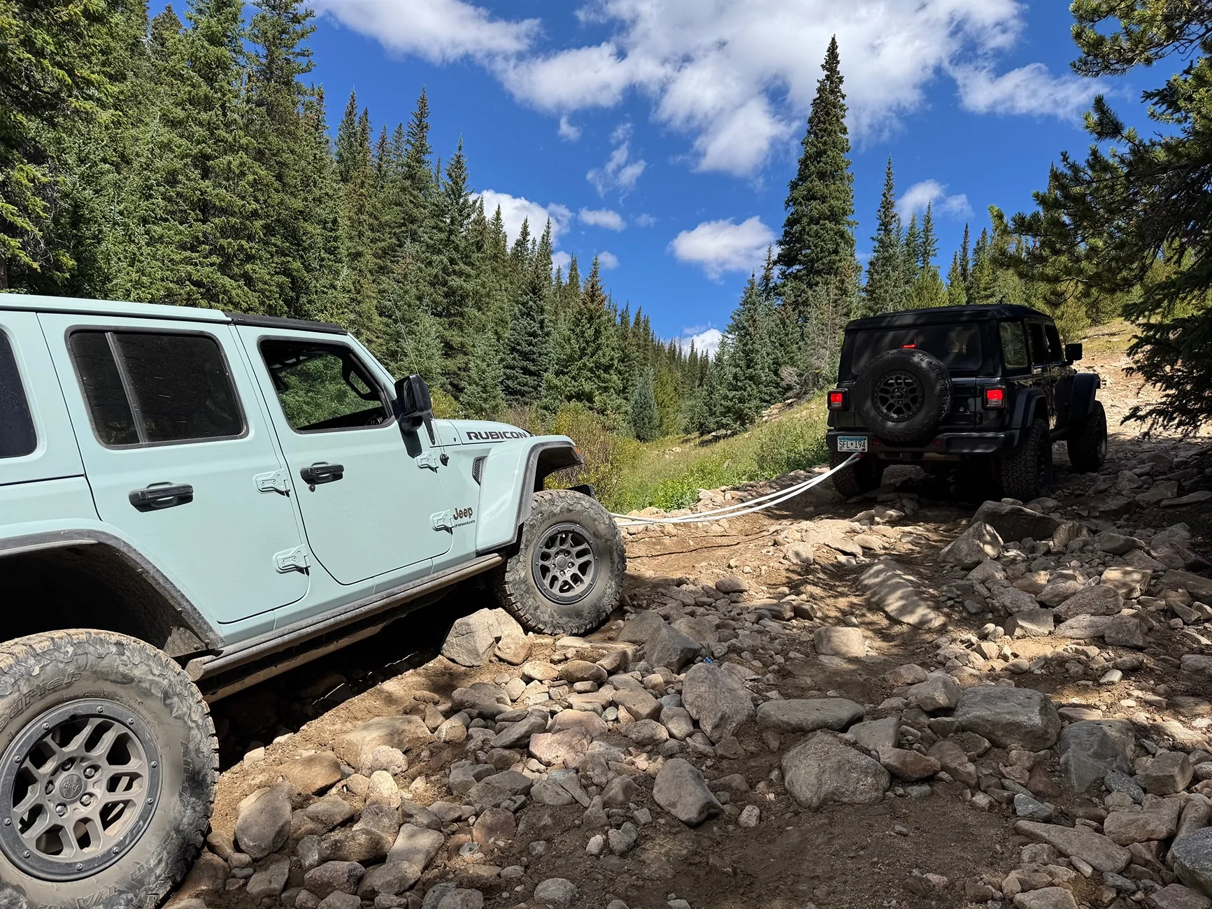 Jeep Wrangler JL Red Cone Aug 18th 2025 Stuck-small