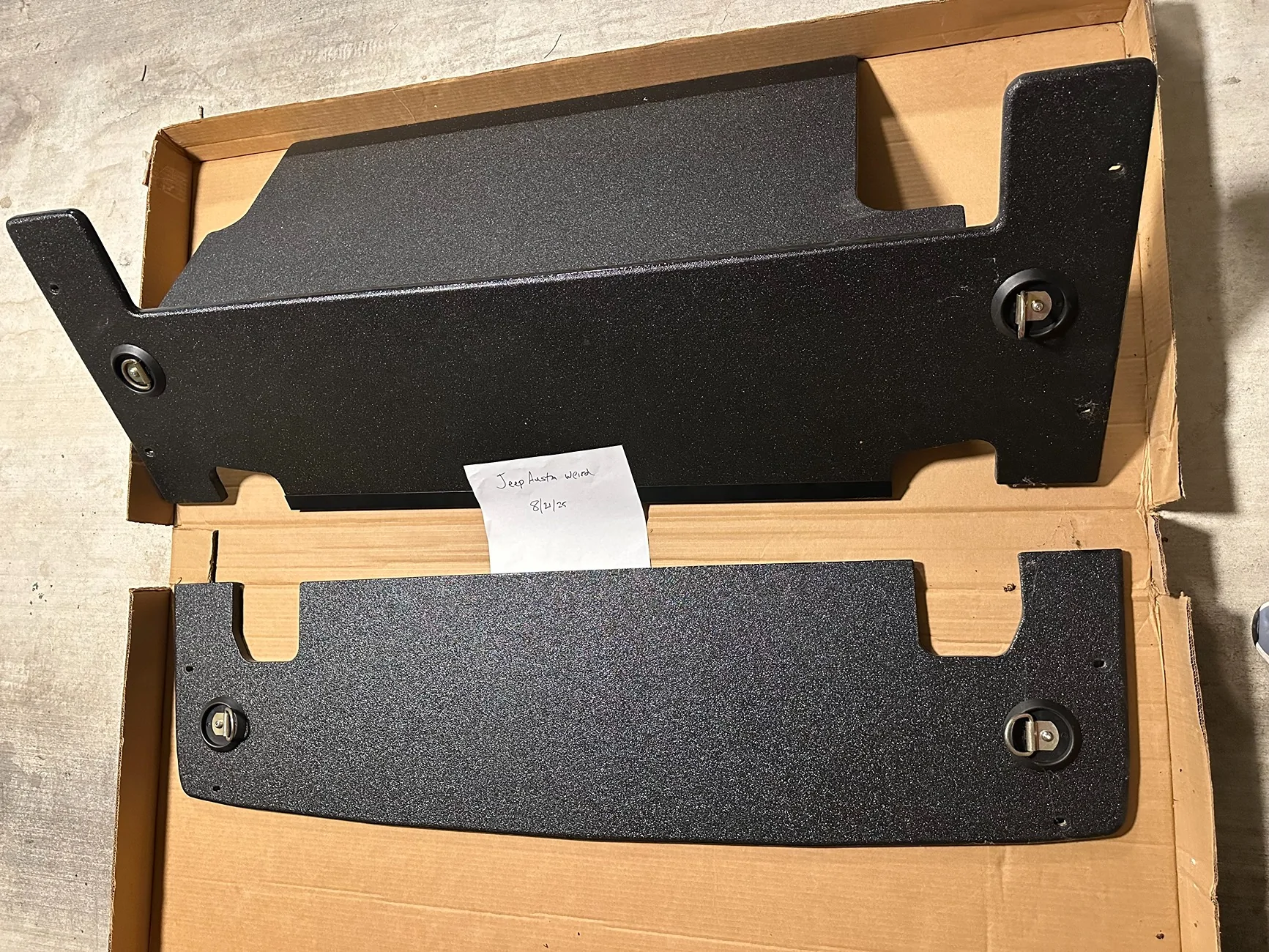 Jeep Wrangler JL Hard Rear Tonneau Cover JLU Rear Tonneau