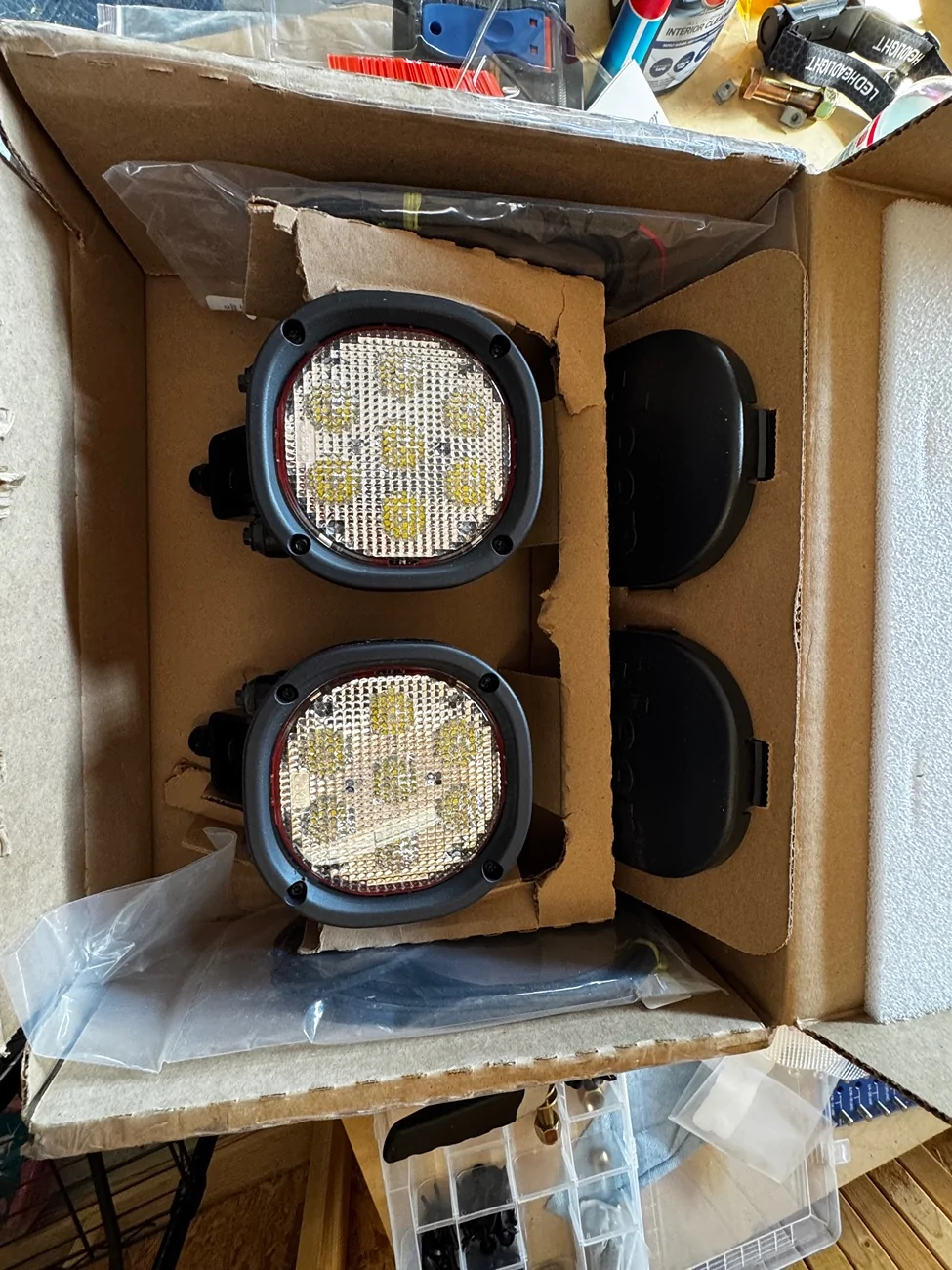 Jeep Wrangler JL Mopar 7 Inch Offroad Lights $500 IMG_0261