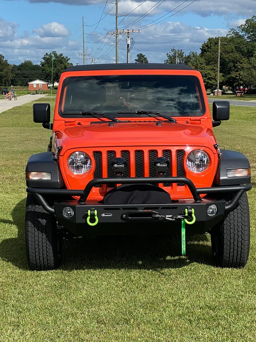 Jeep Wrangler JL Bumper and winch time. Bumper