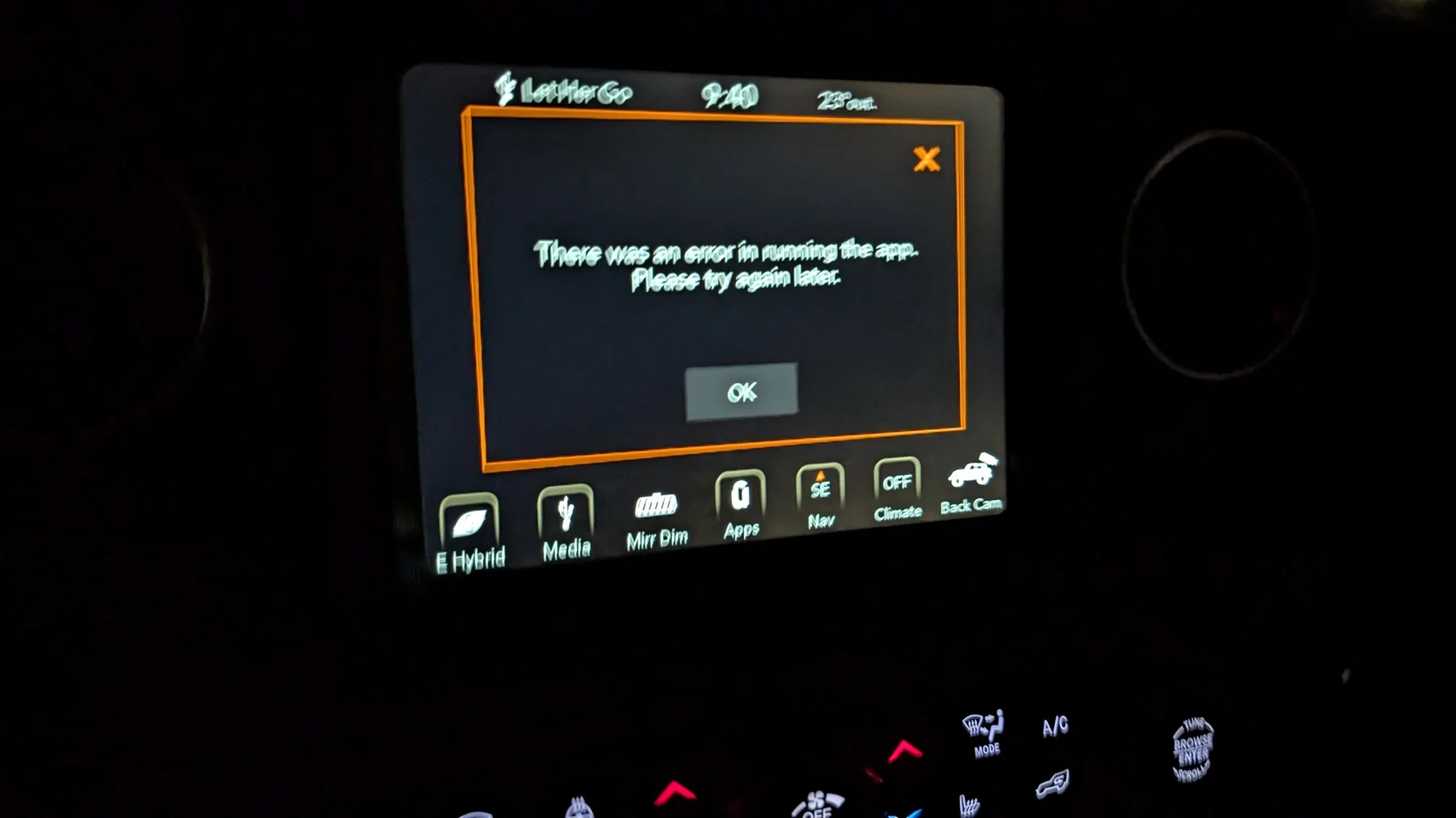 Jeep Wrangler JL Off Road Pages Not Working 1000024312