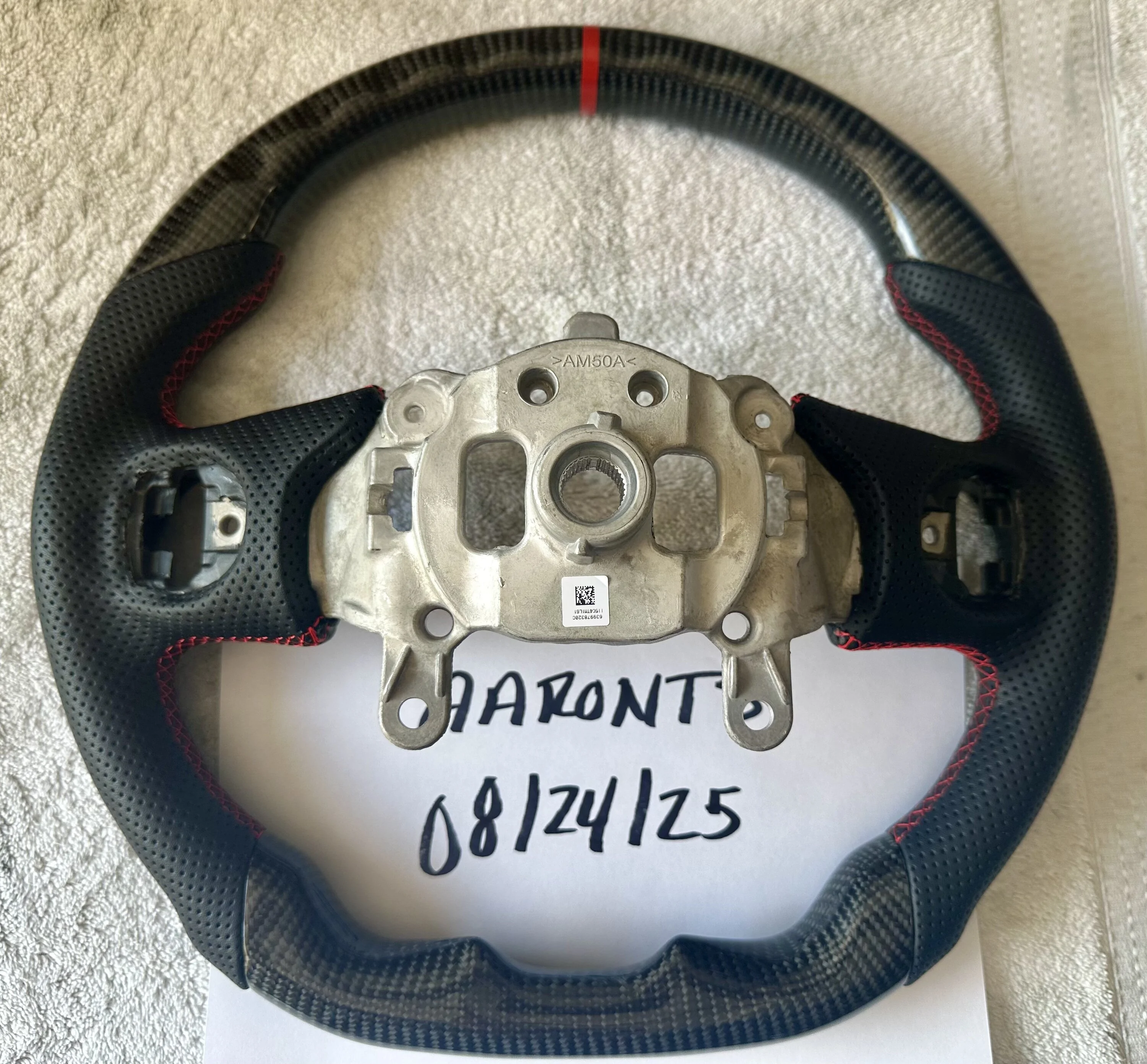 Jeep Wrangler JL Carbon Fiber Steering Wheel IMG_3709