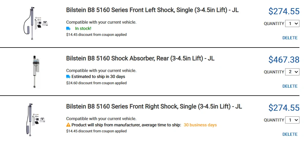 Jeep Wrangler JL Real world shock comparisons. 1756133461685-cv