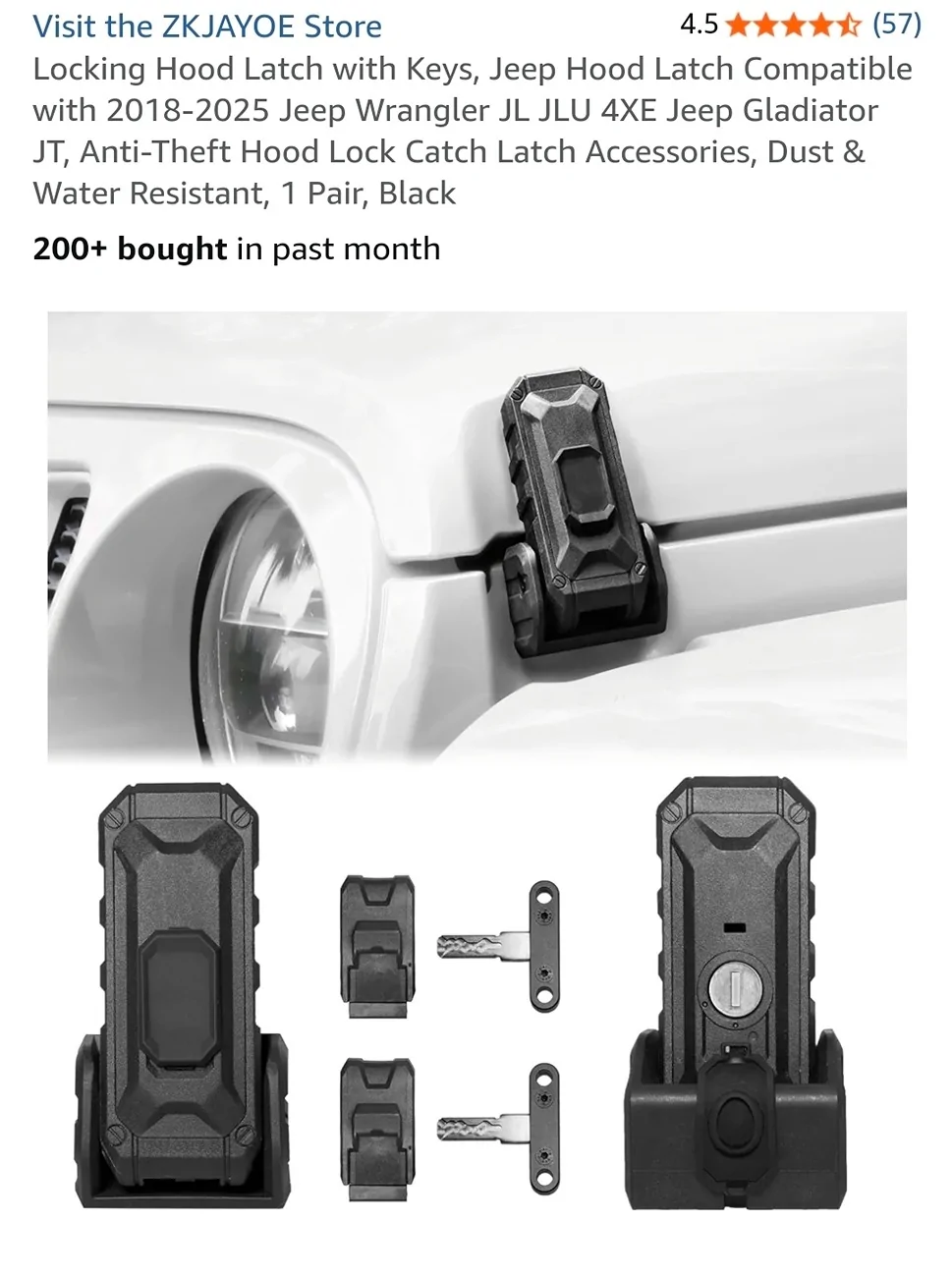Jeep Wrangler JL Locking Hood Latches Screenshot_20250830_114558_Samsung Internet