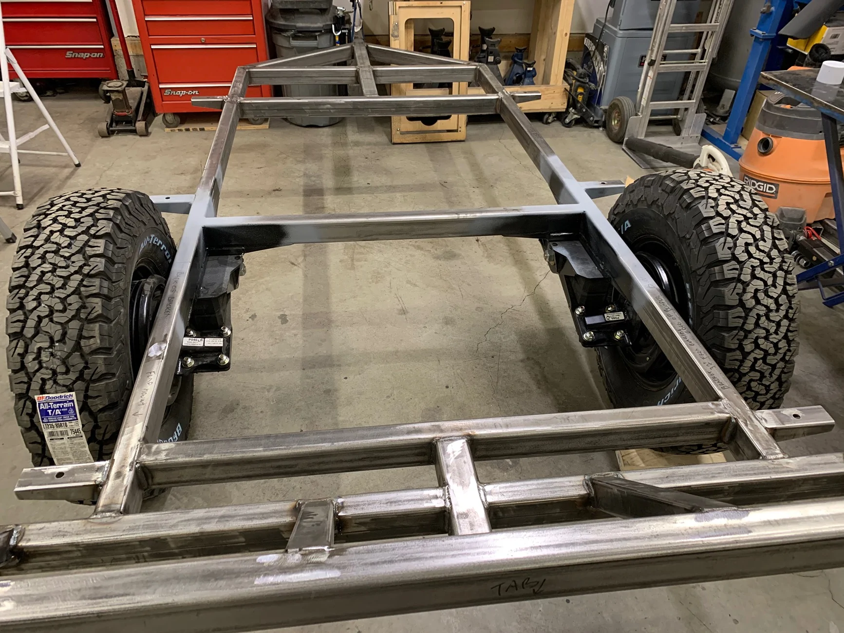 Jeep Wrangler JL Built myself a DIY off-road squaredrop trailer IMG_5598