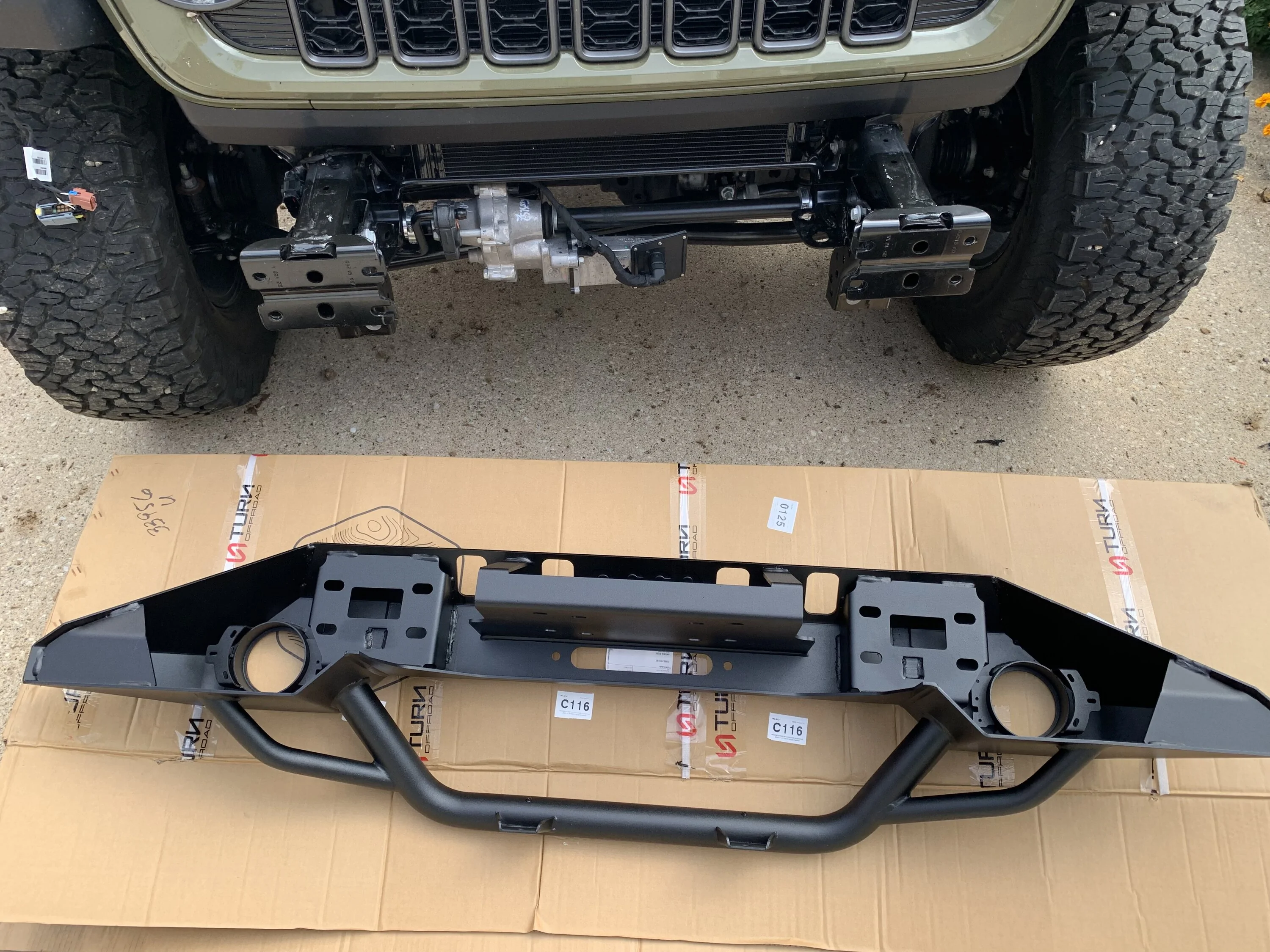 Jeep Wrangler JL RedRock Adventurer front bumper upgrade IMG_4633