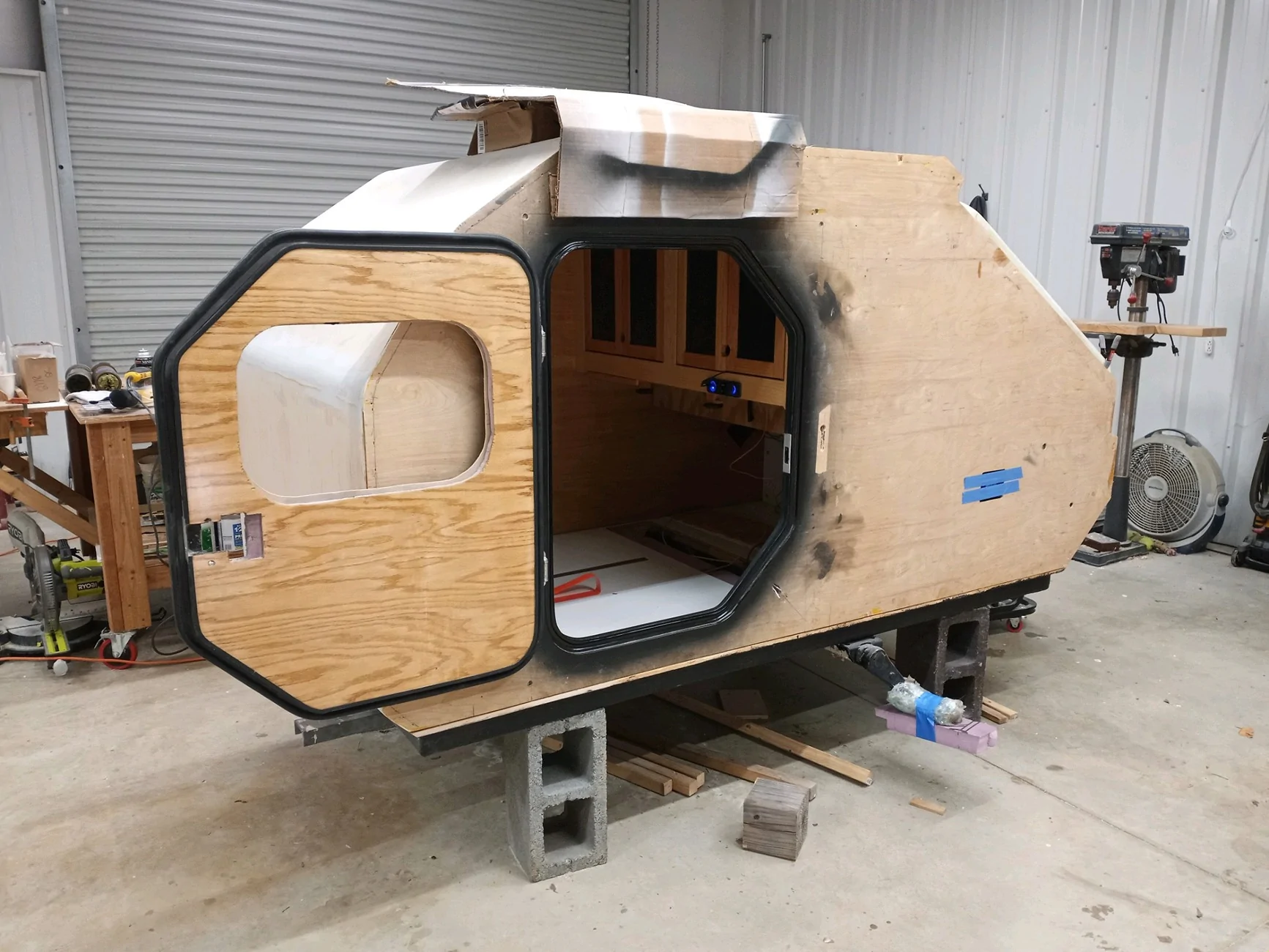 Jeep Wrangler JL Built myself a DIY off-road squaredrop trailer 52054