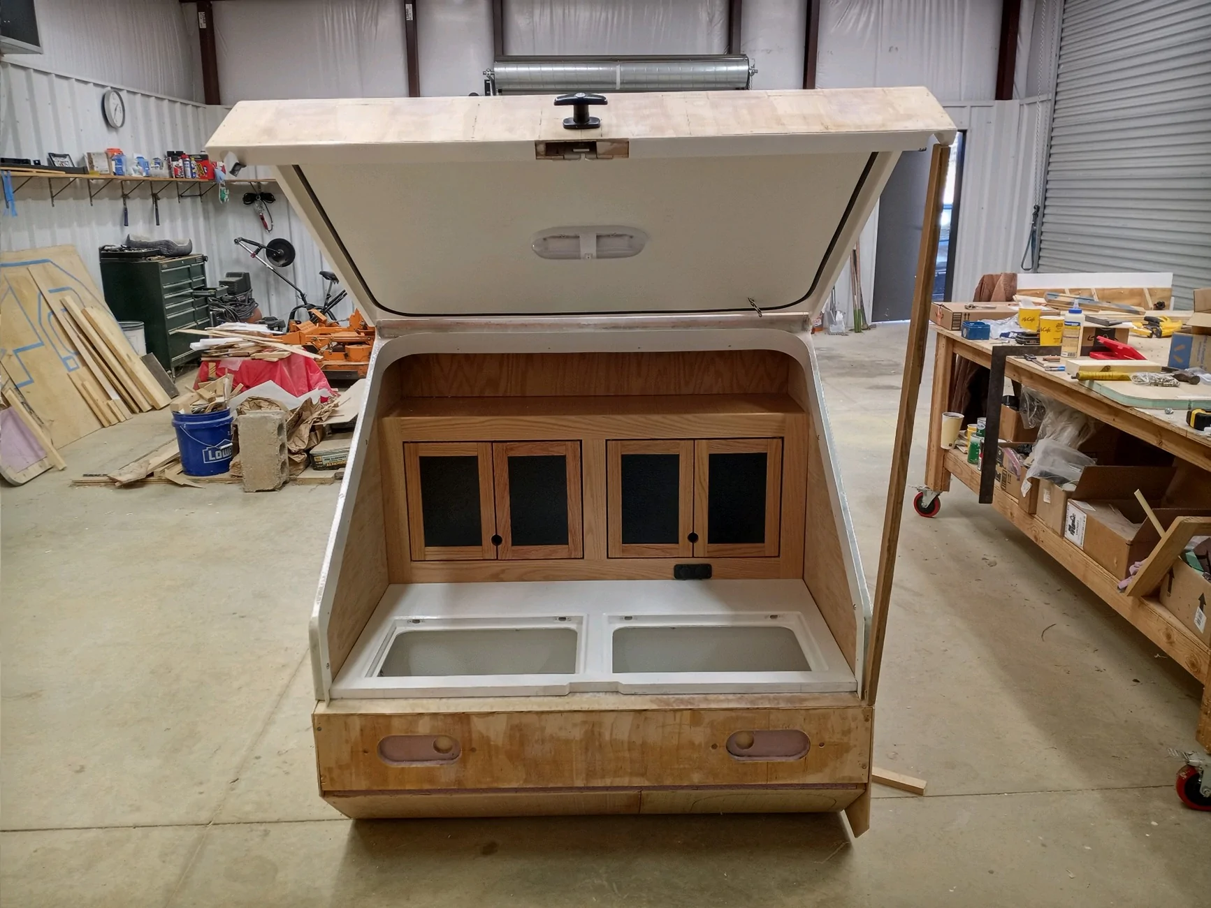 Jeep Wrangler JL Built myself a DIY off-road squaredrop trailer 52064
