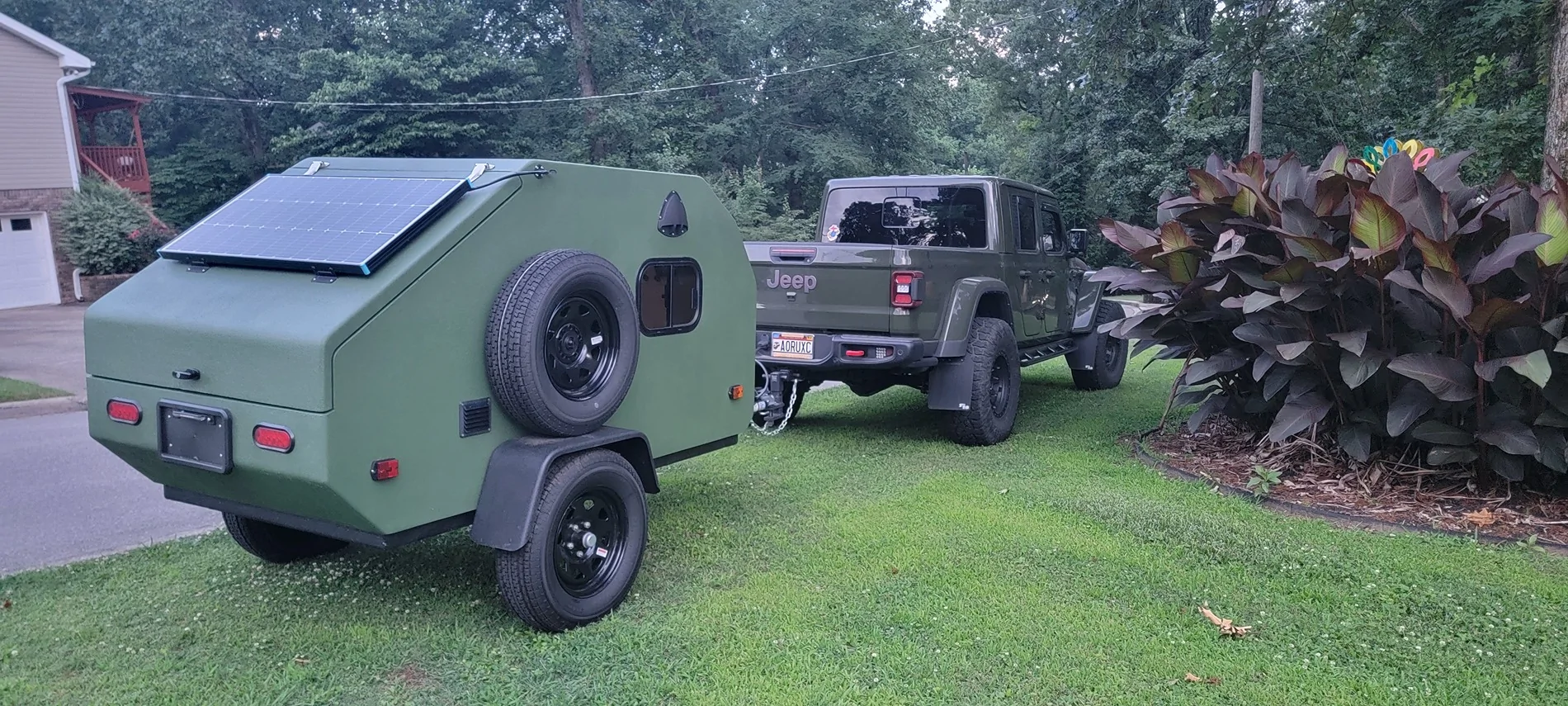 Jeep Wrangler JL Built myself a DIY off-road squaredrop trailer 20240602_195634