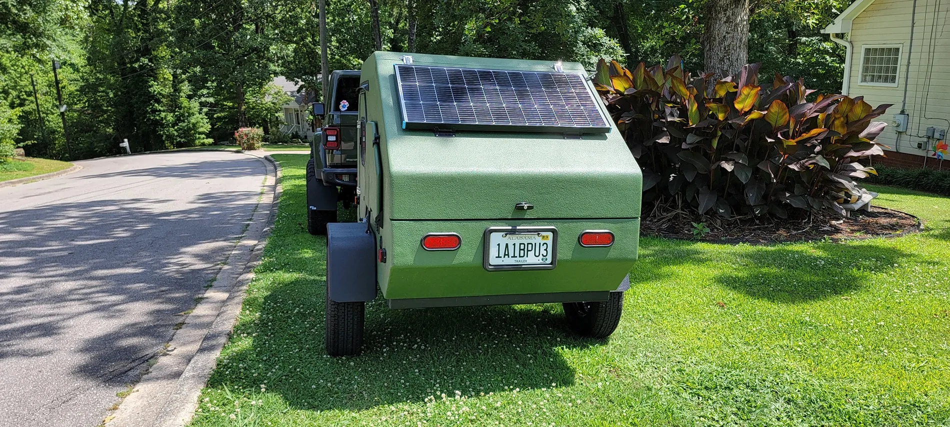 Jeep Wrangler JL Built myself a DIY off-road squaredrop trailer 20240604_143536