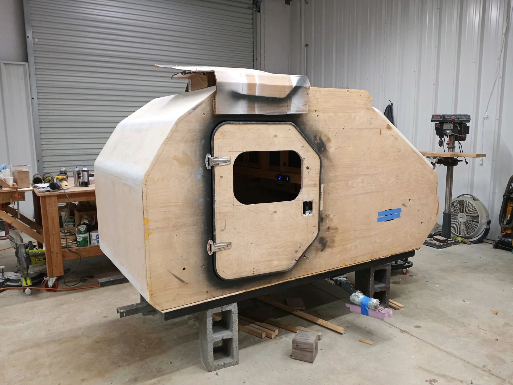 Jeep Wrangler JL Built myself a DIY off-road squaredrop trailer 52056